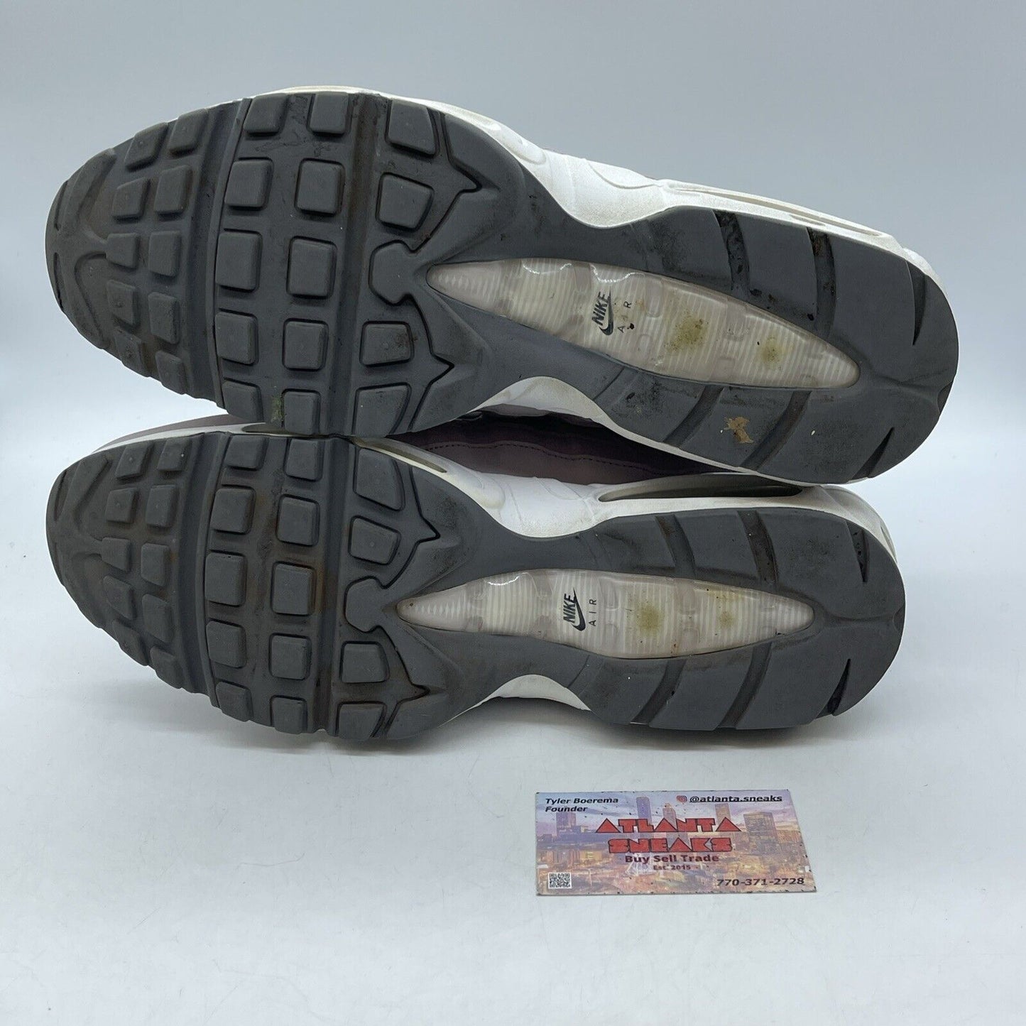 Size 12 - Nike Air Max 95 SE Particle Rose Black Suede Leather (AQ4129-600)
