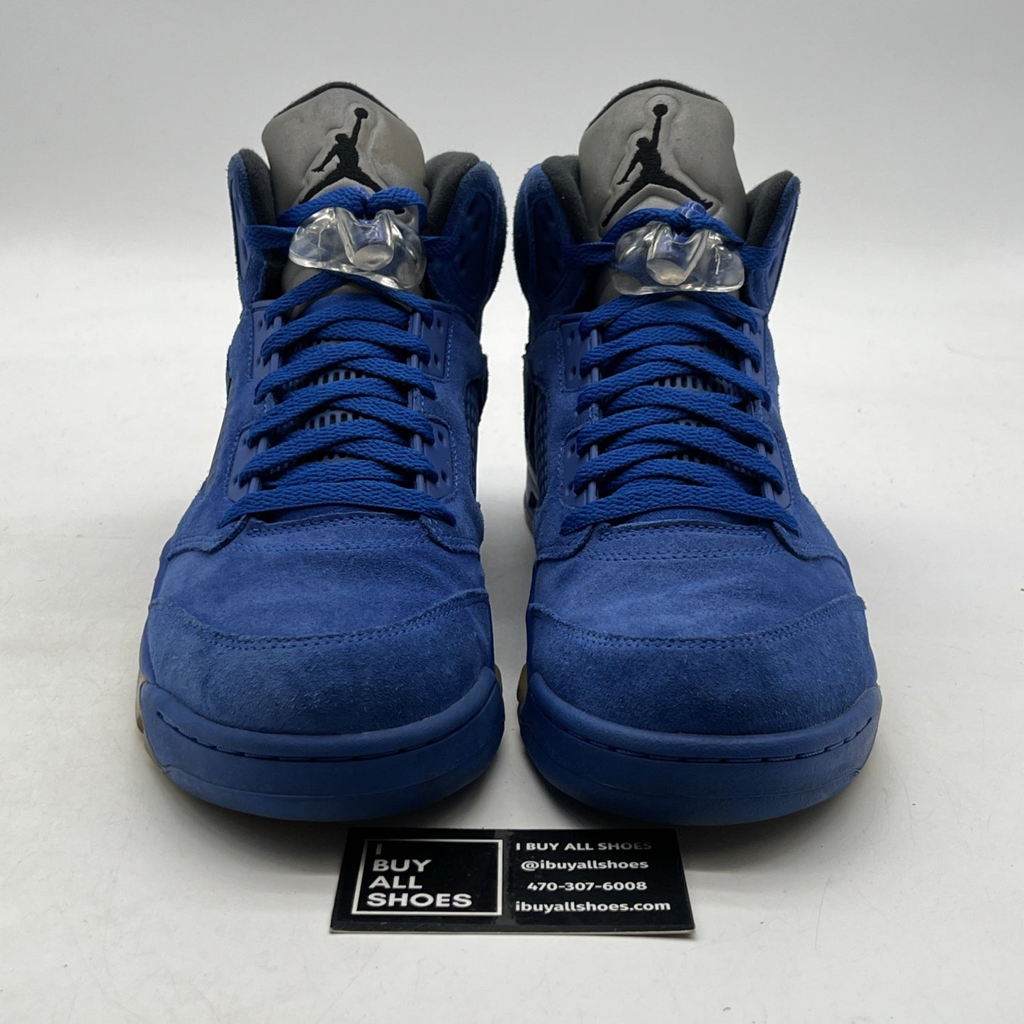 Size 11 - Air Jordan 5 Retro Blue Suede (136027-401)