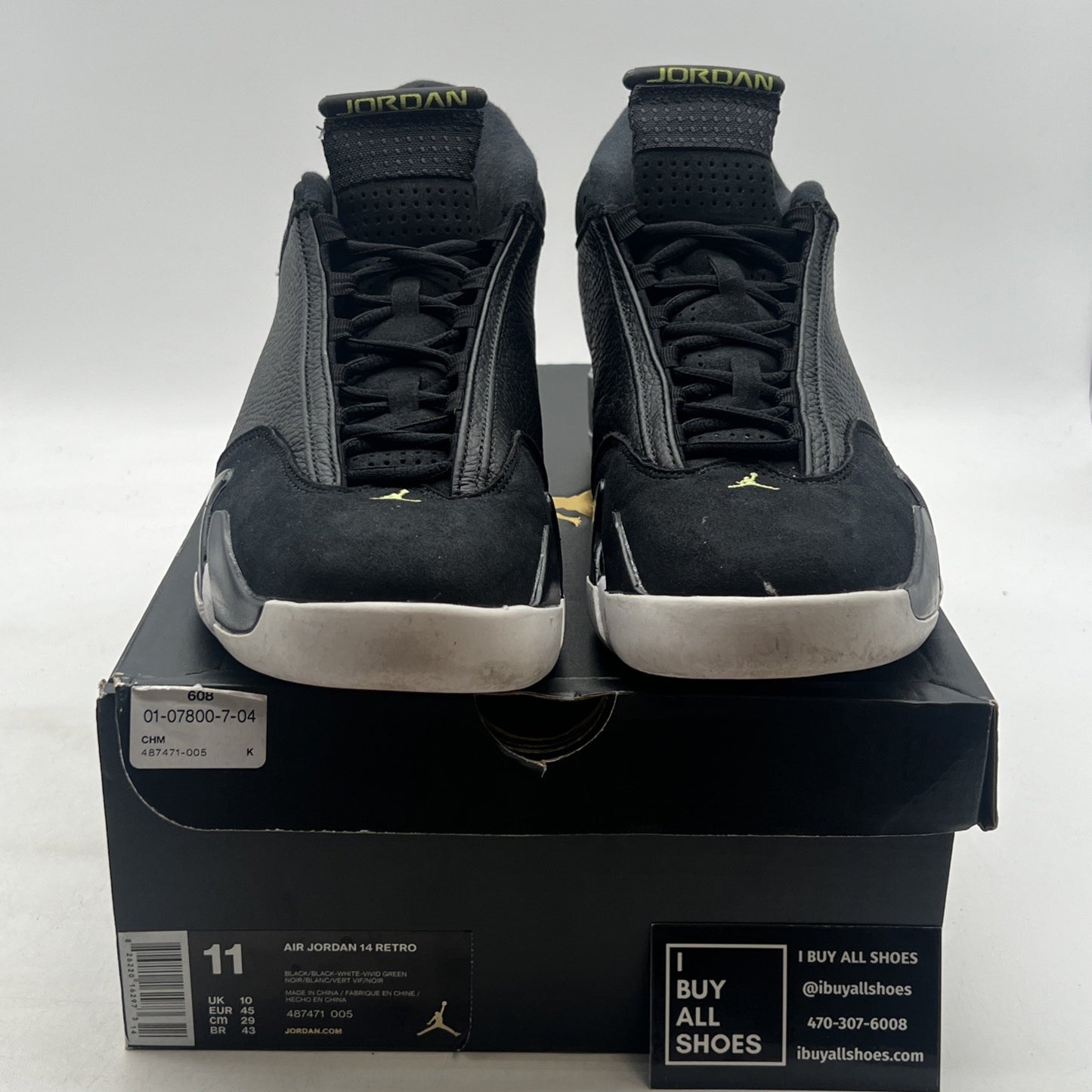 Size 11 - Air Jordan 14 Retro 2016 Indiglo (487471-005)