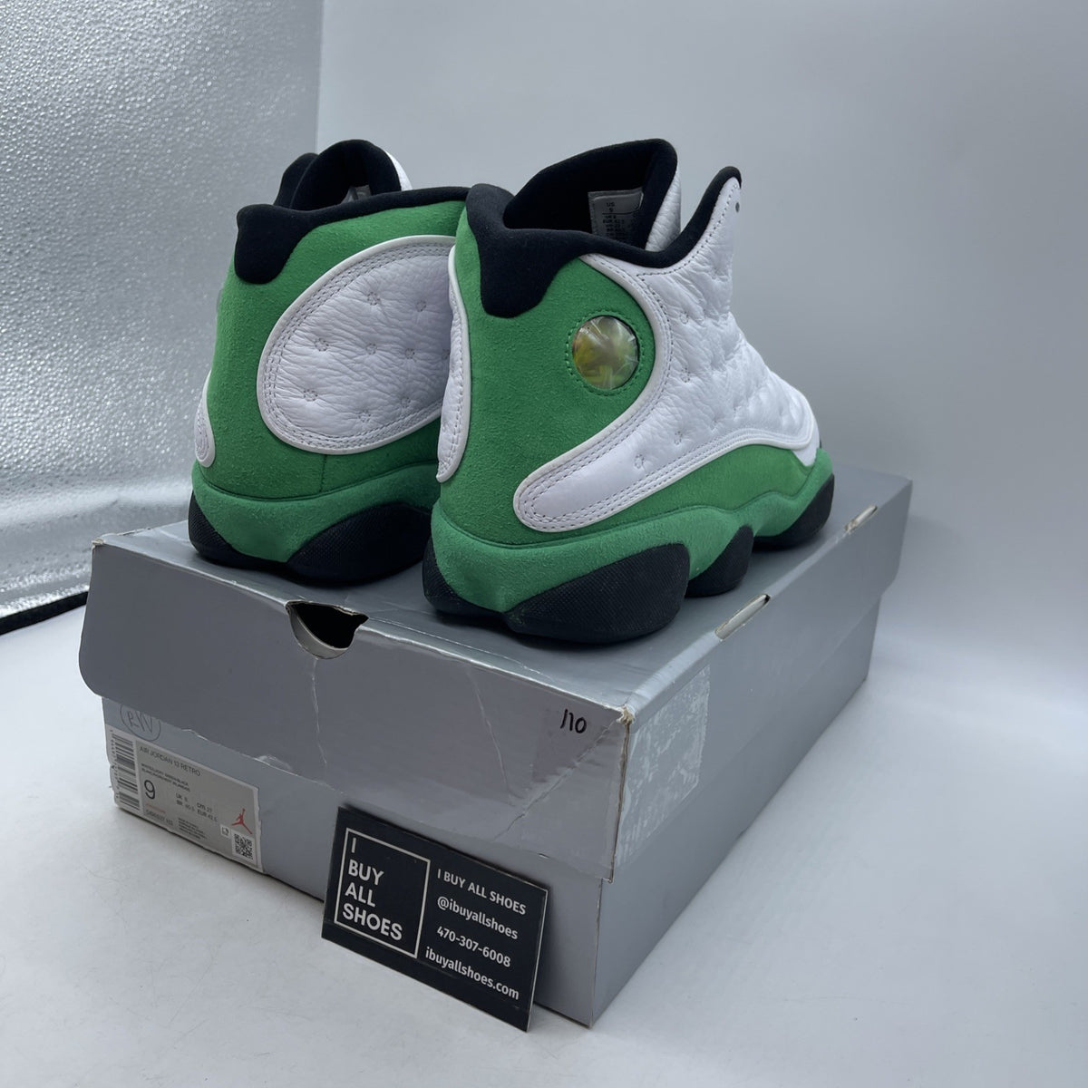 Size 9 - Air Jordan 13 Retro Lucky Green 2020 (DB6537-113)