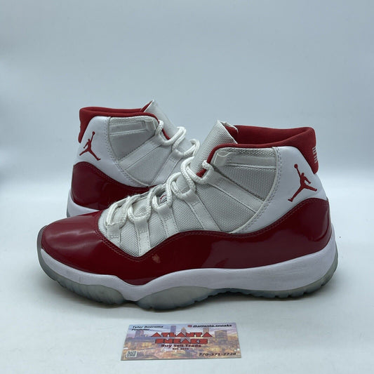 Size 8.5 - Jordan 11 Retro High Cherry Red White Leather (CT8012-116)