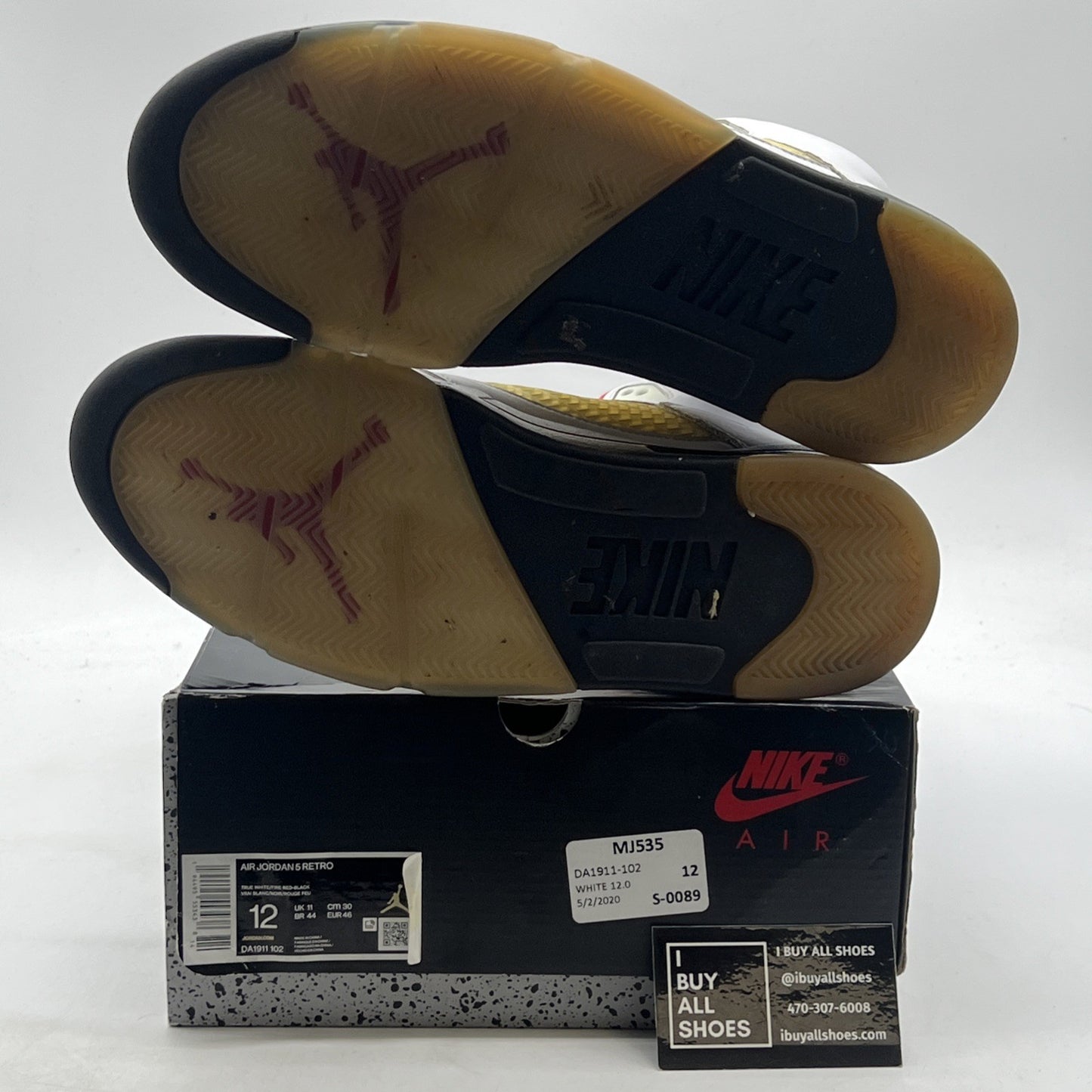 Size 12 - Air Jordan 5 Retro Mid Fire Red (DA1911-102)