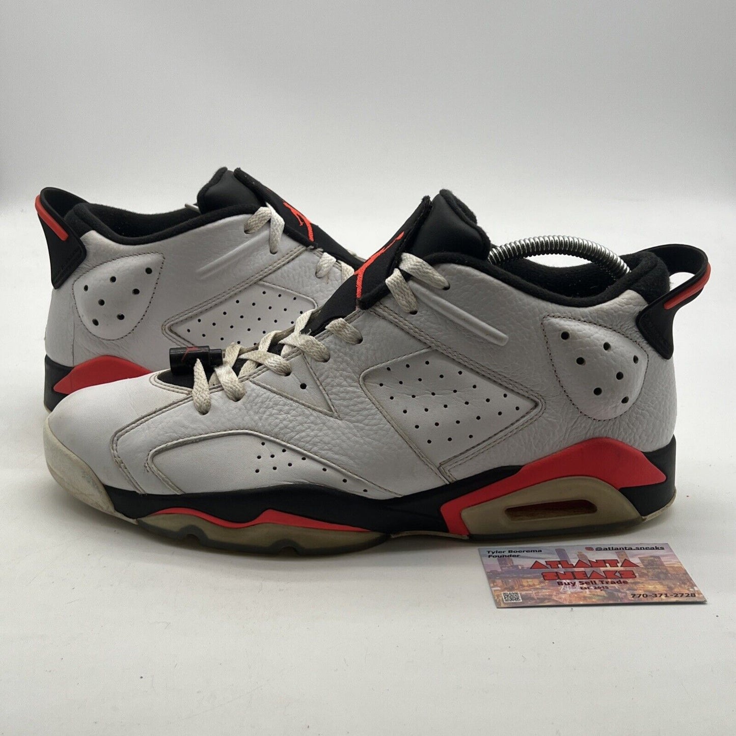 Size 12 - Air Jordan 6 Low White Infrared (304401-123)