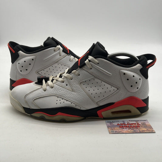 Size 12 - Air Jordan 6 Low White Infrared (304401-123)