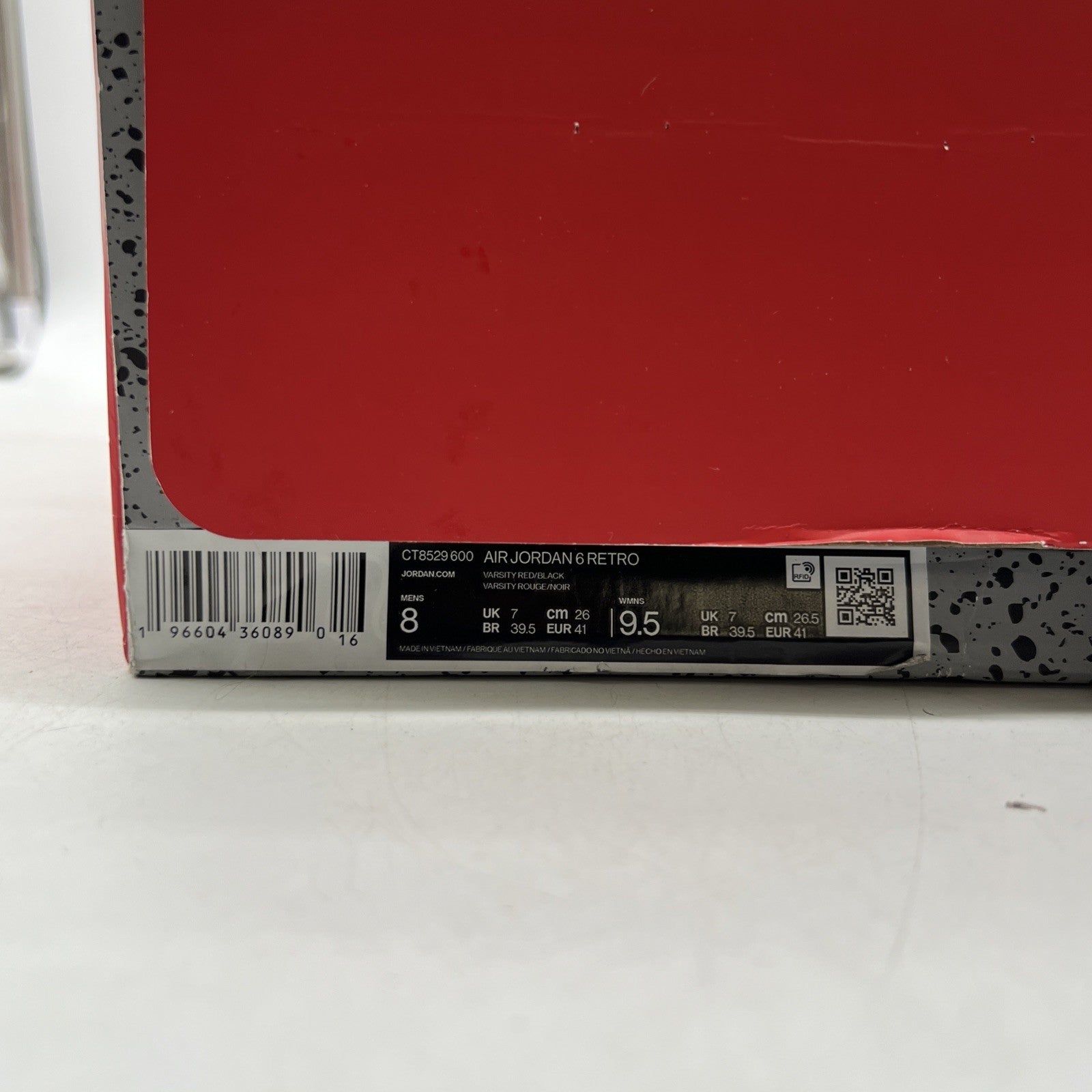 Size 8 - Air Jordan 6 Retro Toro Bravo (CT8529-600)