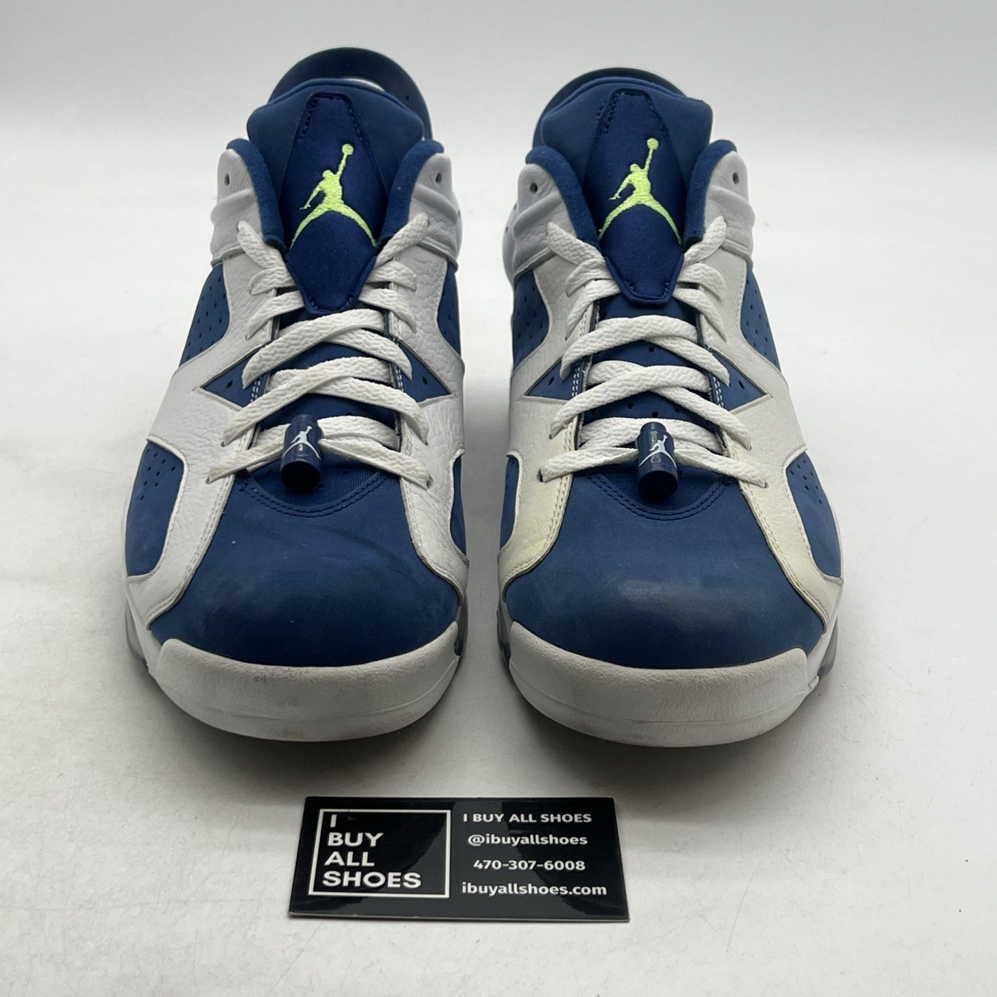 Size 14 - Air Jordan 6 Low Ghost Green (304401-106)