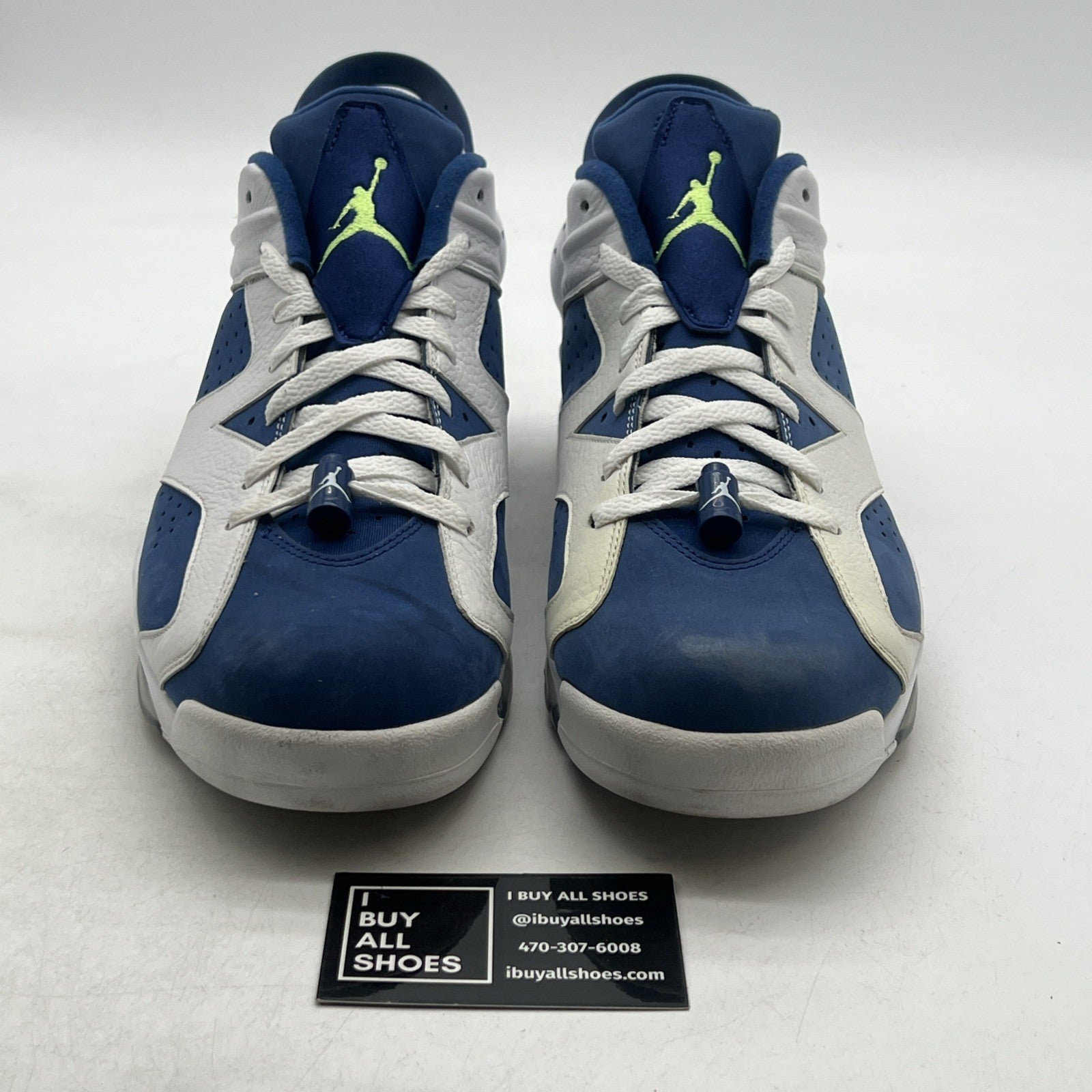 Size 14 - Air Jordan 6 Low Ghost Green (304401-106)