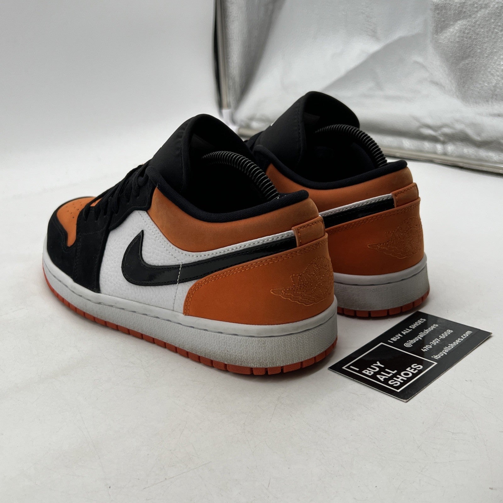 Size 8 - Air Jordan 1 Low Shattered Backboard (553558-128)