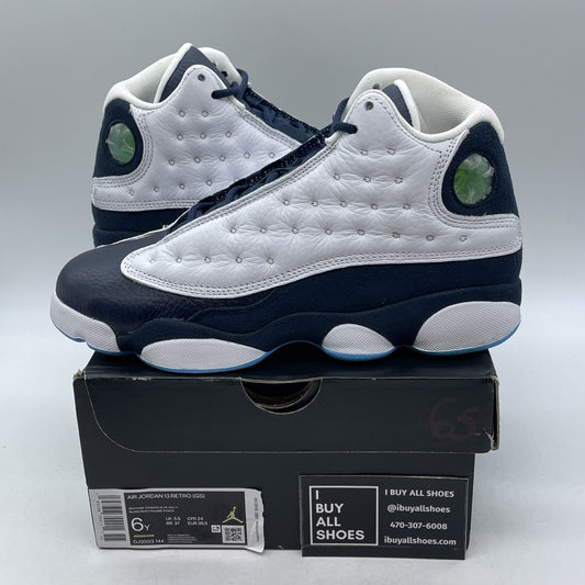 Size 6Y (GS) - Air Jordan 13 Retro Mid Obsidian 2021 (DJ3003-144)