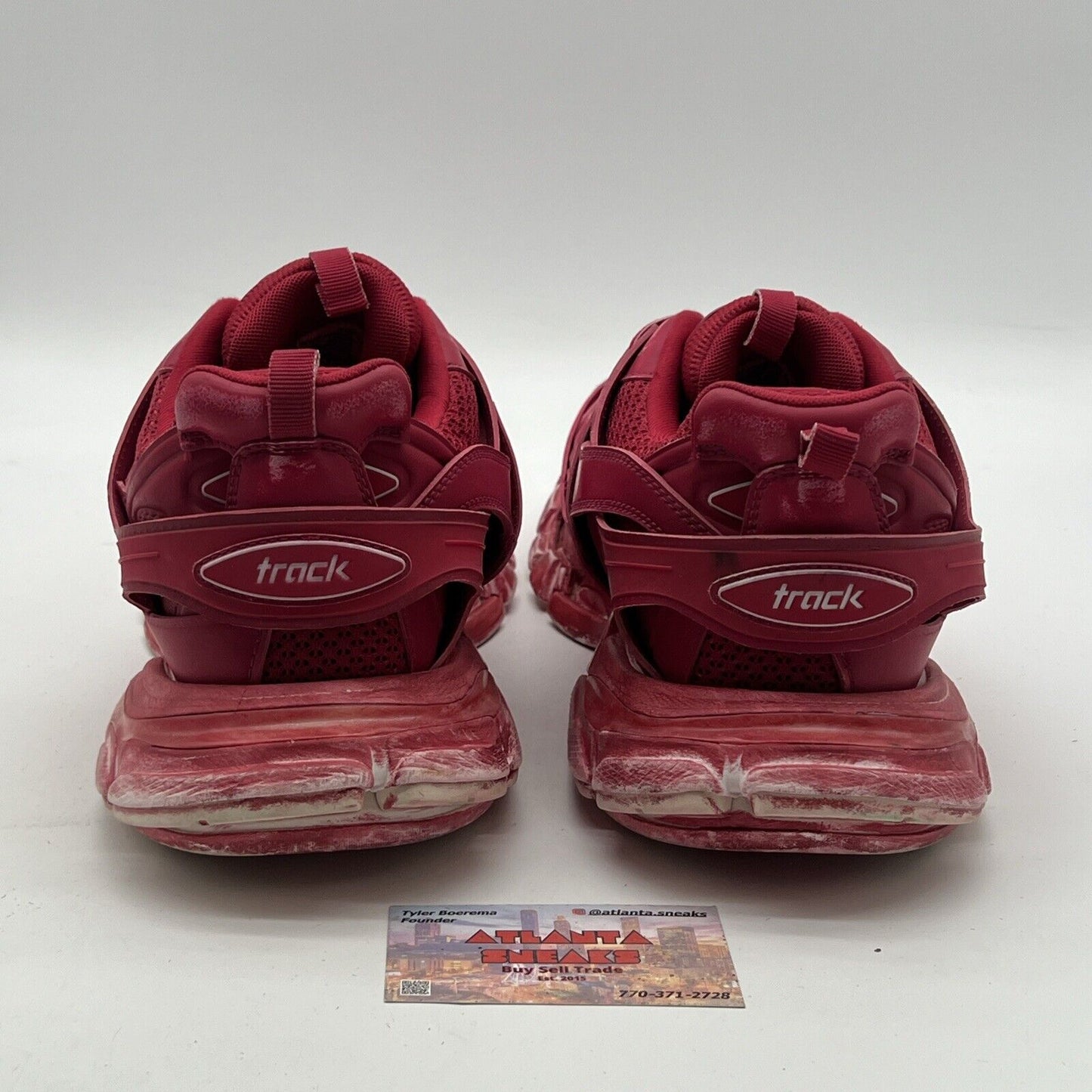 Size 13 - Balenciaga Track Faded Burgundy