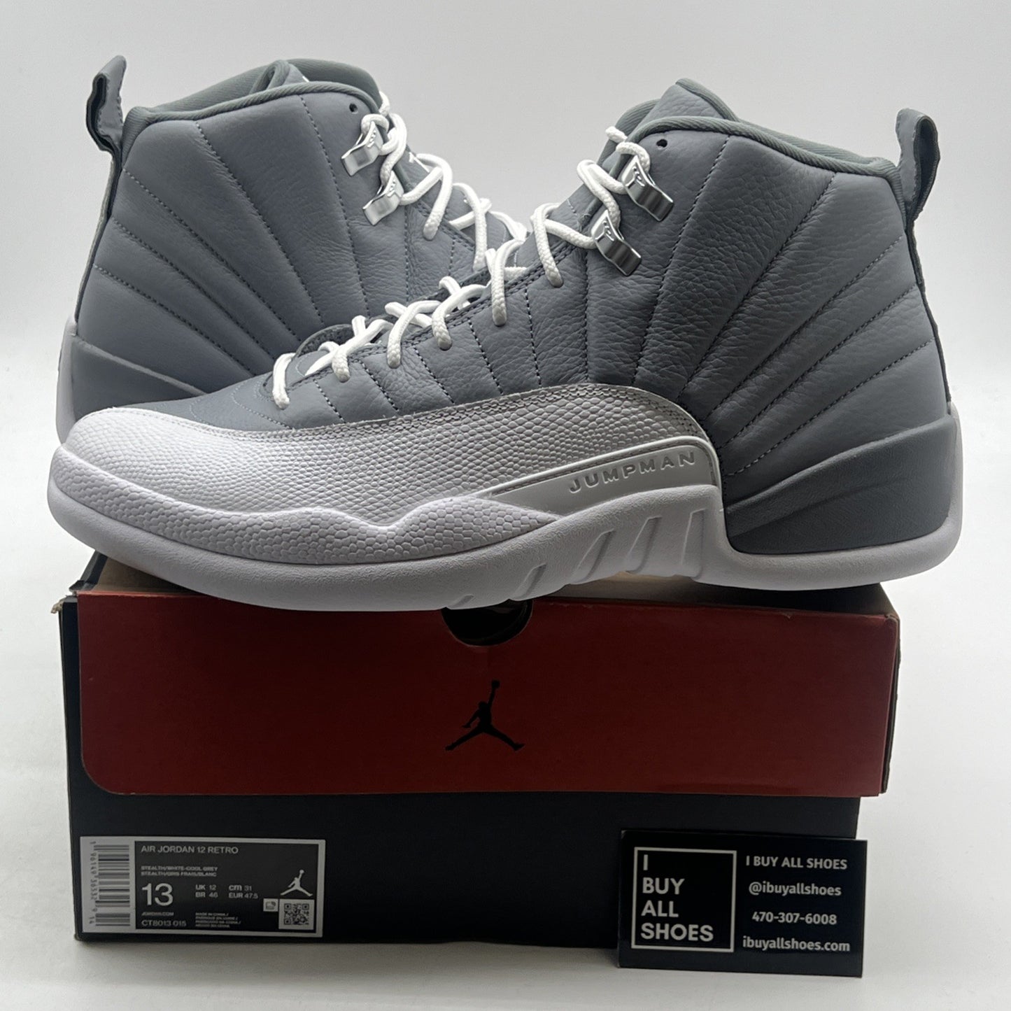 Size 13 - Air Jordan 12 Stealth 2022 (CT8013-015)