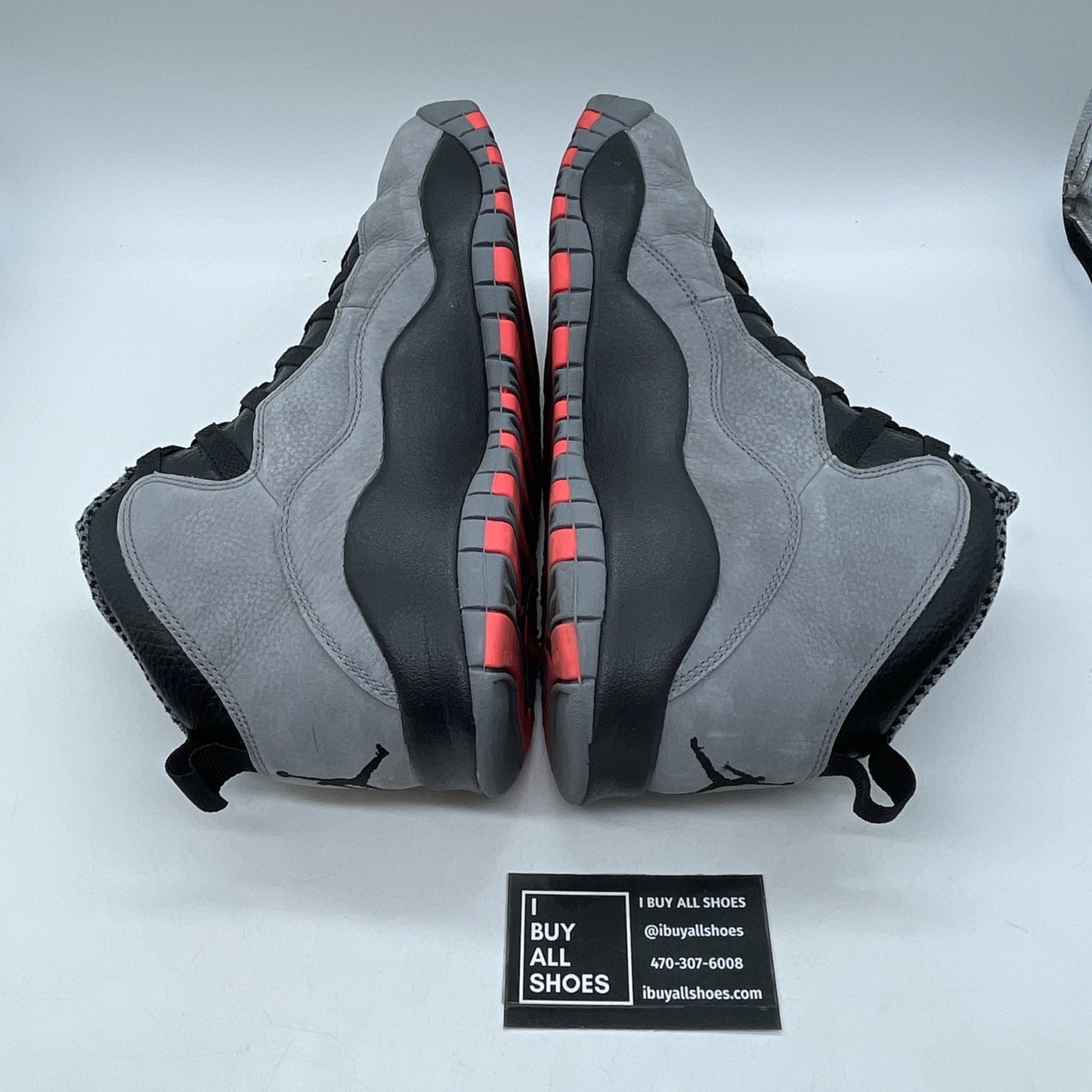 Size 12 - Air Jordan 10 Retro Cool Grey Black Suede Leather (310805-023)