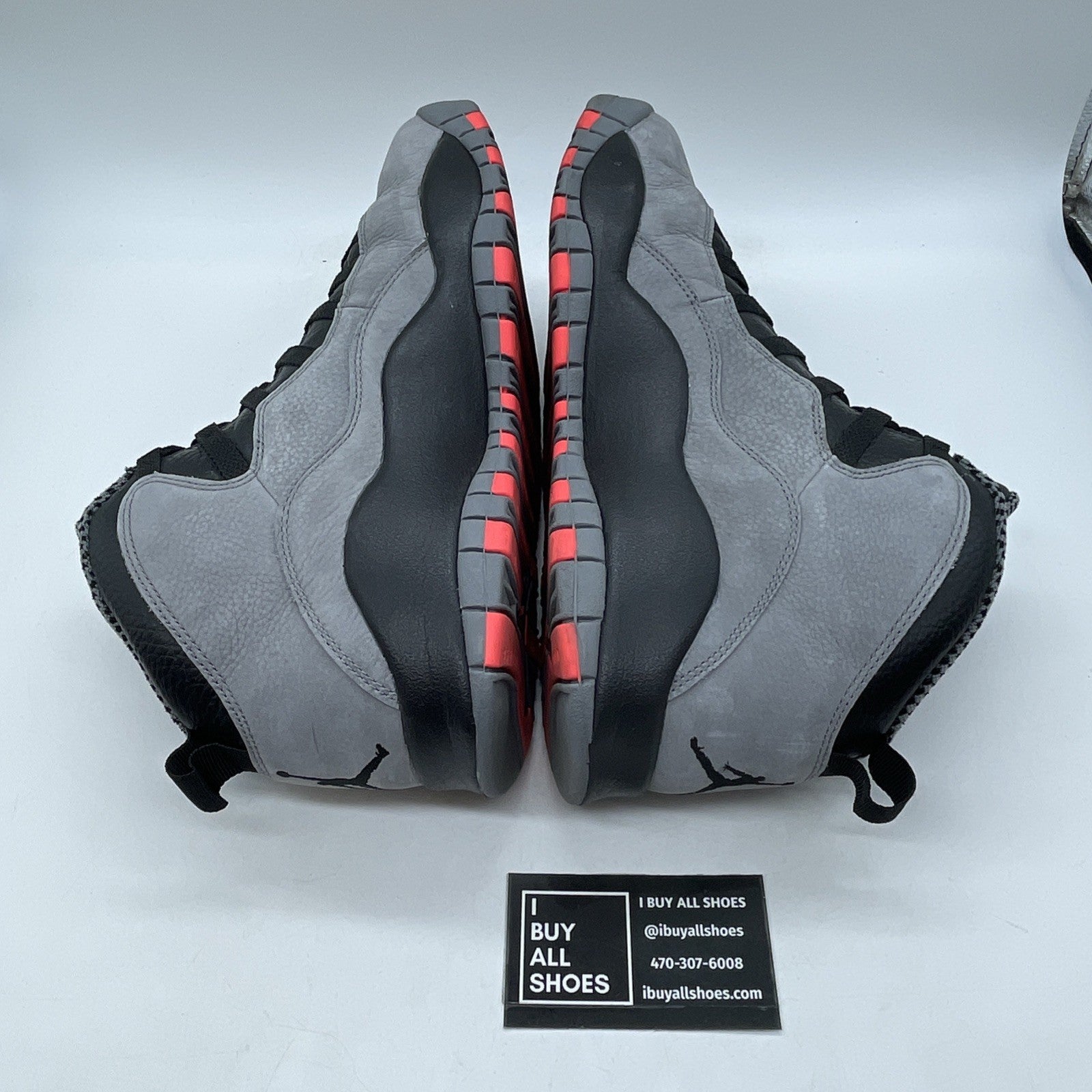 Size 12 - Air Jordan 10 Retro Cool Grey Black Suede Leather (310805-023)
