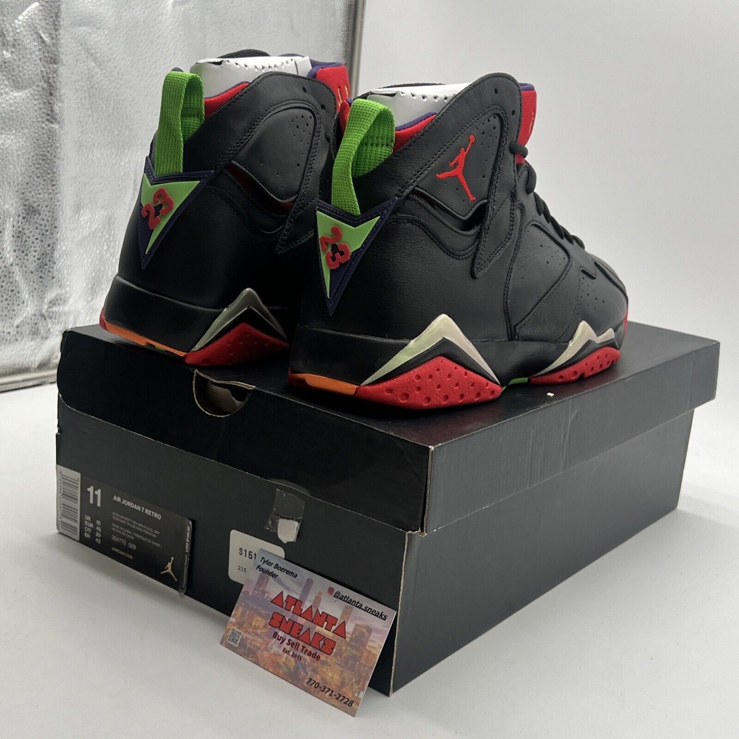 Size 11 - Air Jordan 7 Retro Marvin the Martian (304775-029)