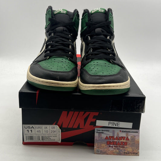 Size 11 - Air Jordan 1 Retro High OG Pine Green 2018 (555088-302)