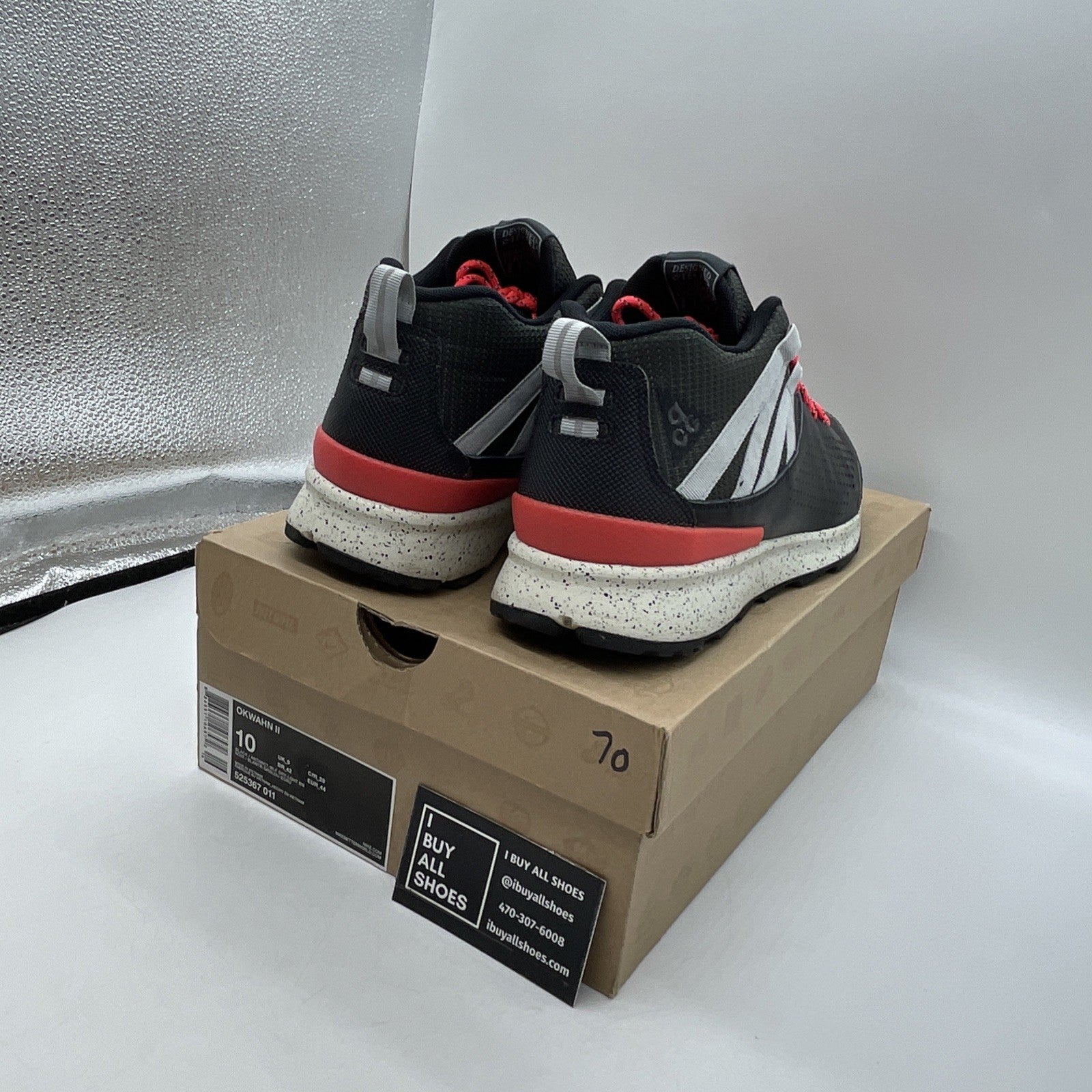 Size 10 - NIKE ACG OKWAHN II 2 Cloudnova White Pearl (525367-011)