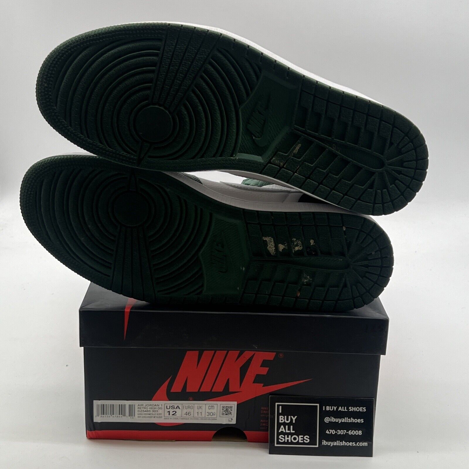 Size 12 - Air Jordan 1 Retro OG High Gorge Green (DZ5485-303)