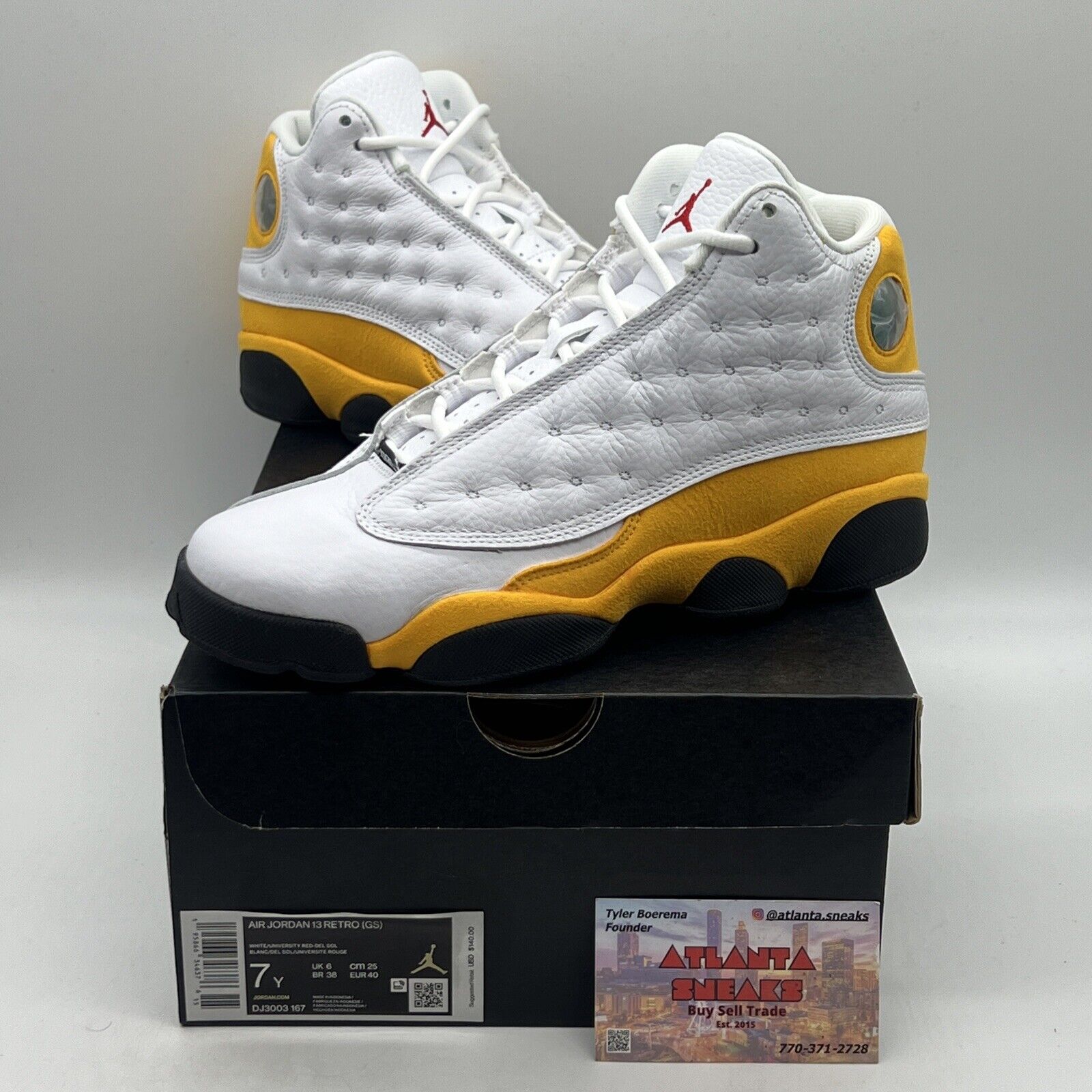 Size 7 - Jordan 13 Del Sol 2022 Brand New Og All