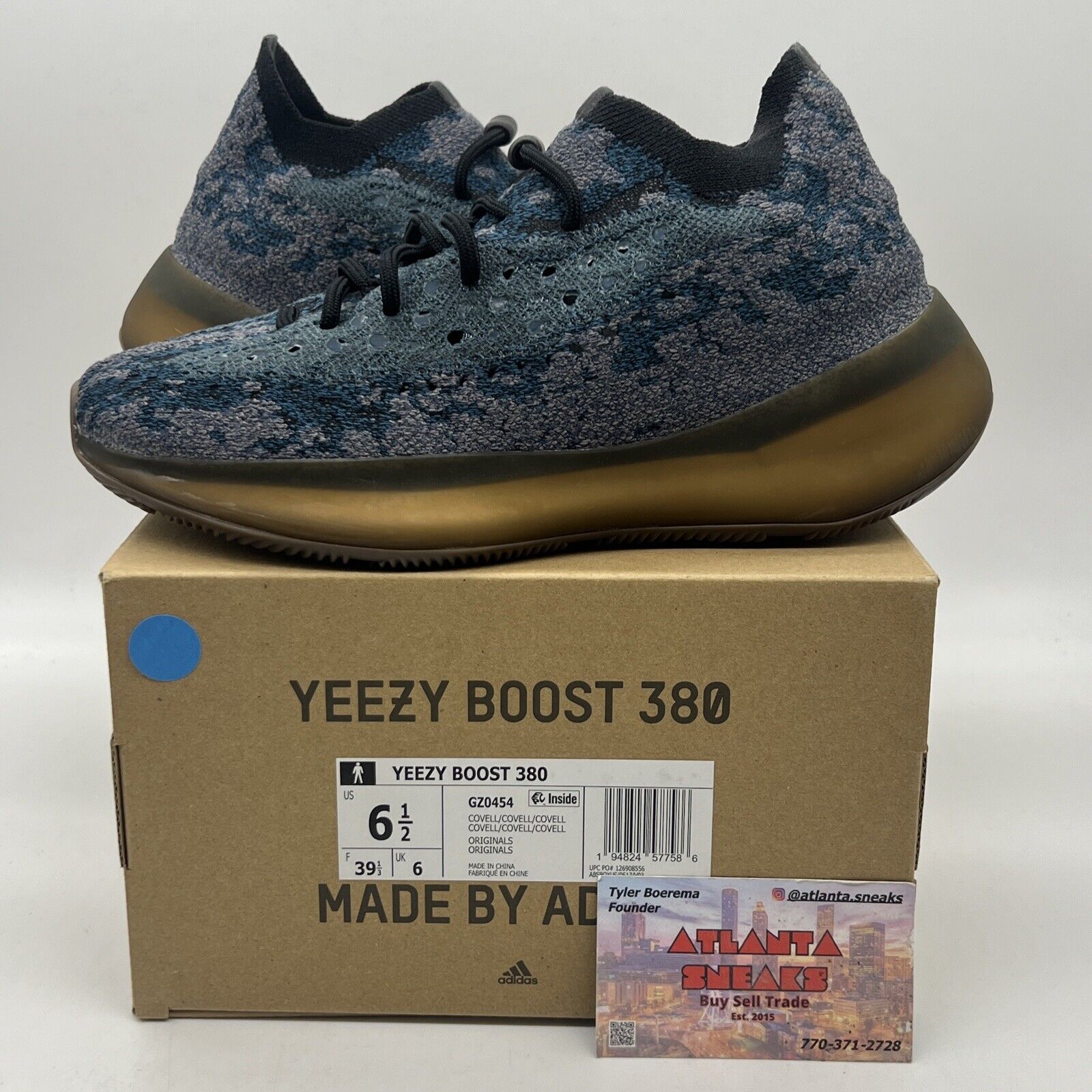 Size 6.5 - adidas Yeezy Boost 380 Covellite Blue (GZ0454)