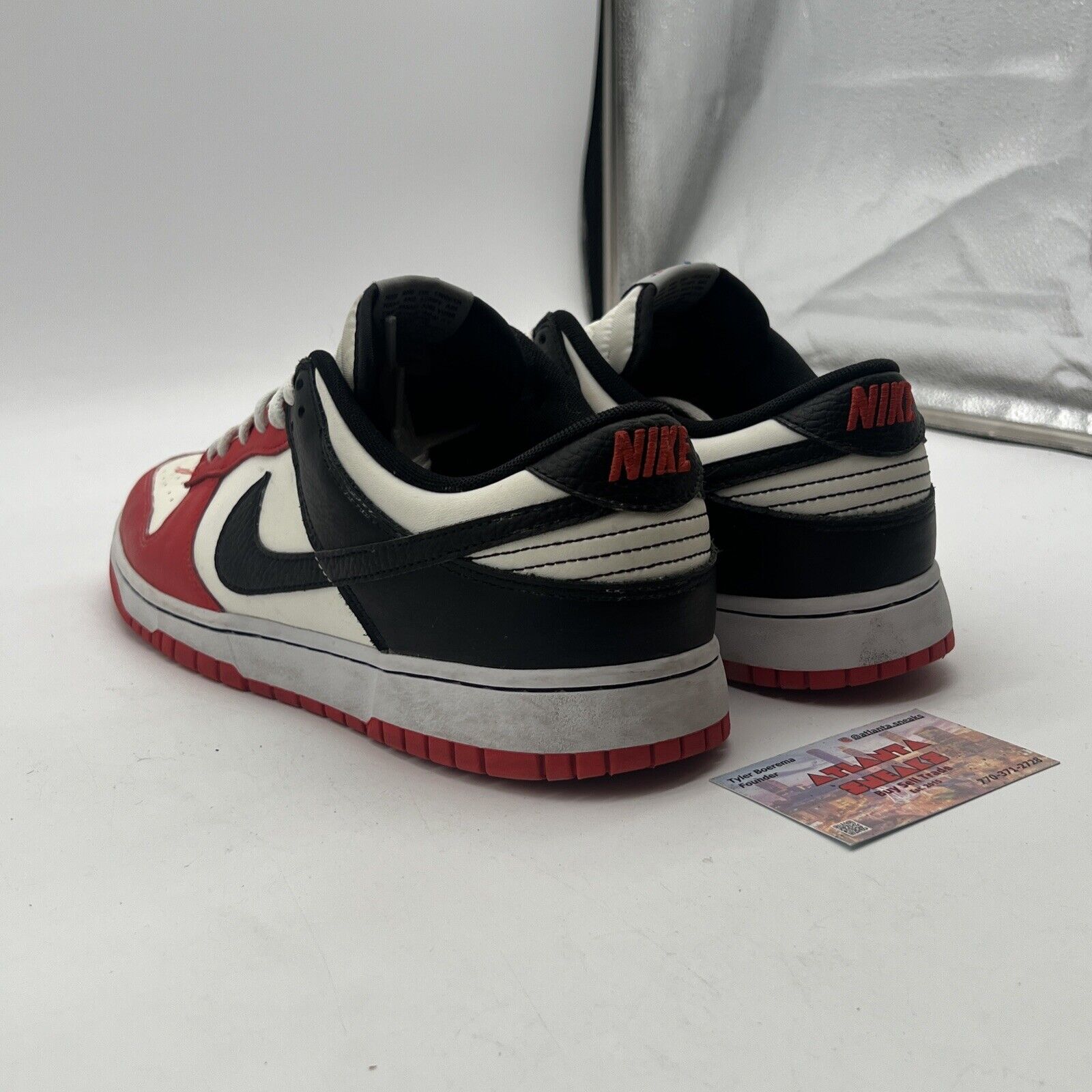 Size 12 - Nike Dunk Low EMB x NBA 75th Anniversary - Bulls 2021 (DD3663-100)