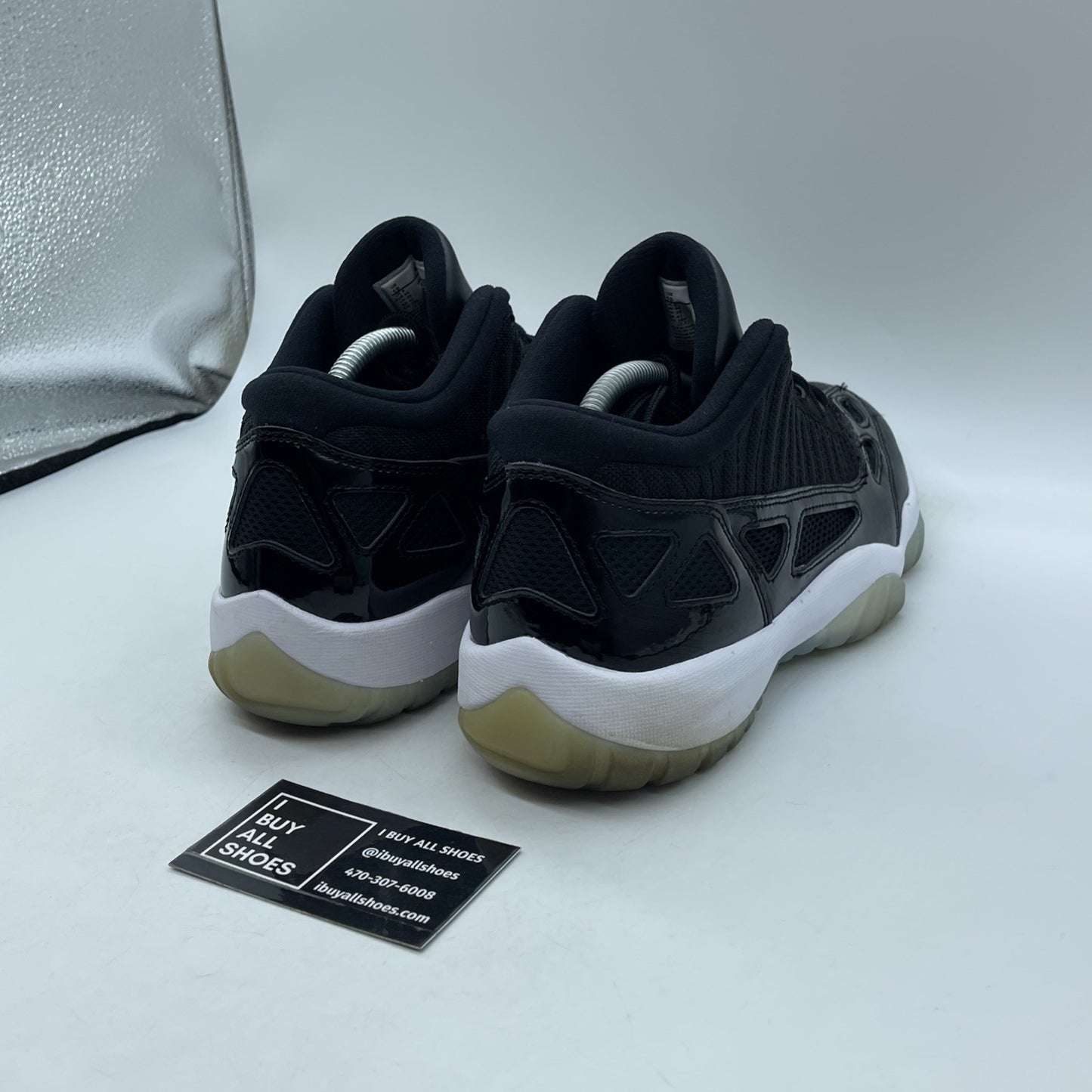 Size 10 - Air Jordan 11 Retro IE Low Space Jam Black Suede Leather (919712-041)