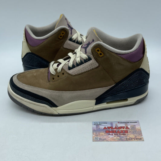 Size 11 - Air Jordan 3 Retro SE Winterized Brown Black Purple Suede (DR8869-200)