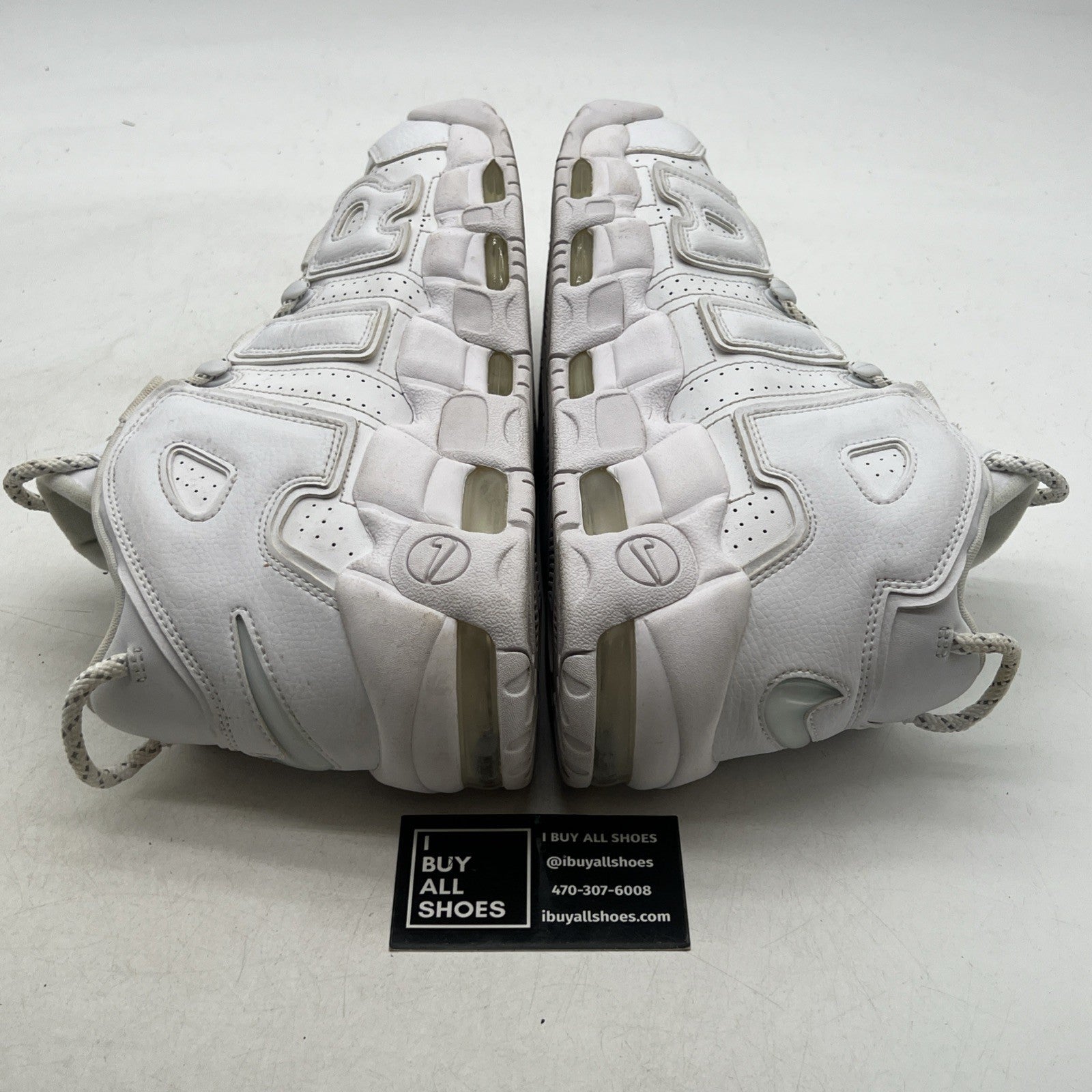 Size 10 - Nike Air More Uptempo Triple White (921948-100)