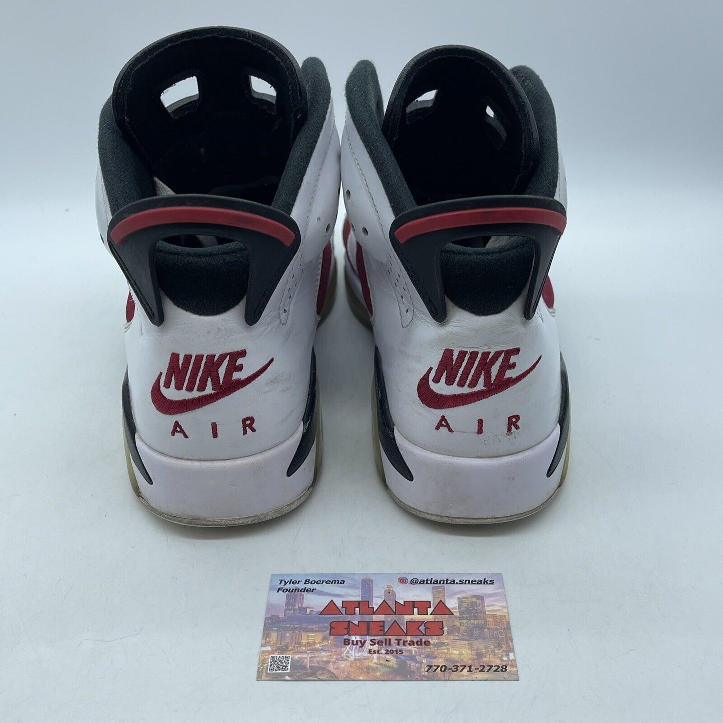 Size 8.5 - Jordan 6 Retro OG Mid Carmine Red Suede White Leather (CT8529-106)