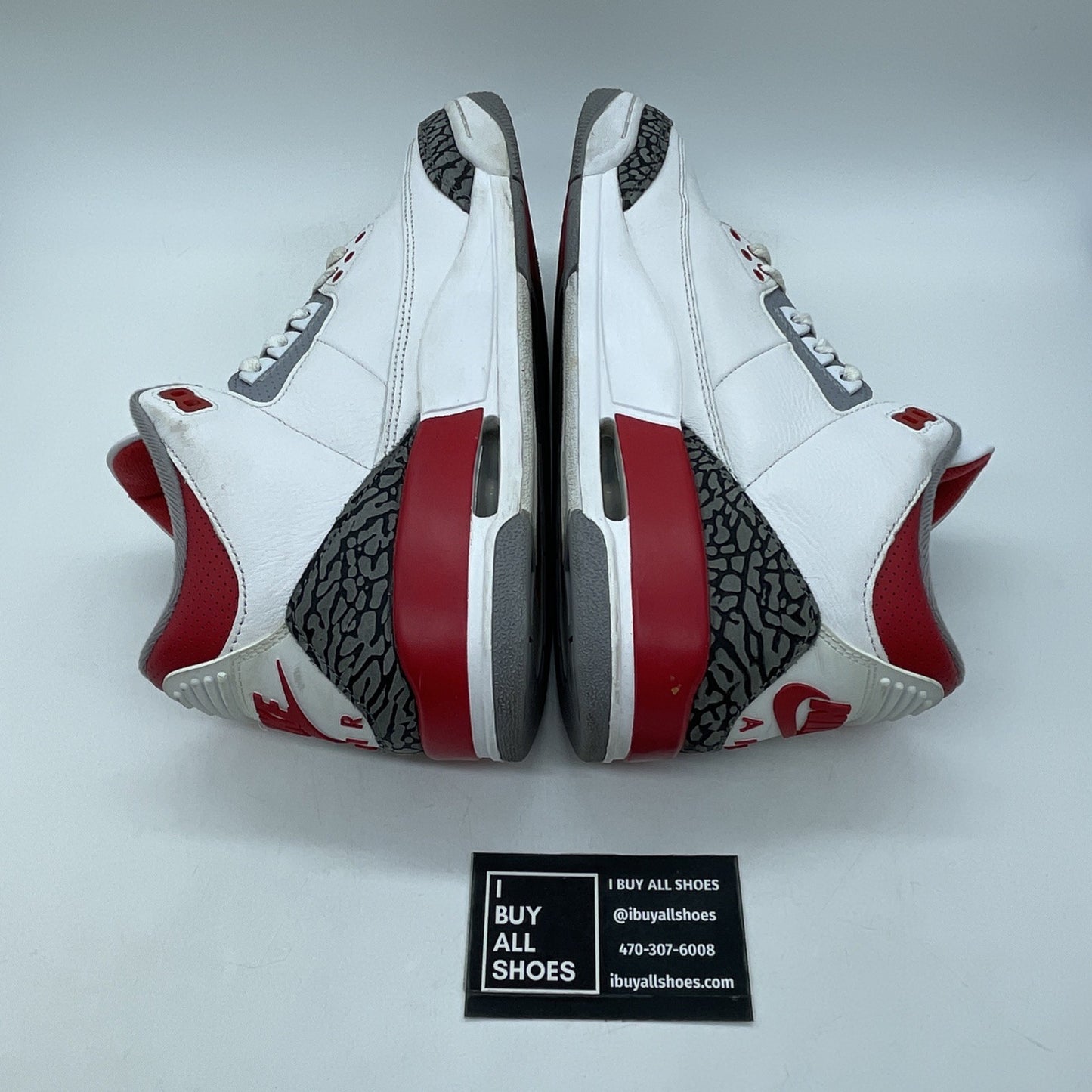 Size 8.5 - Jordan 3 Retro Mid Fire Red White Grey Suede Leather (DN3707-160)