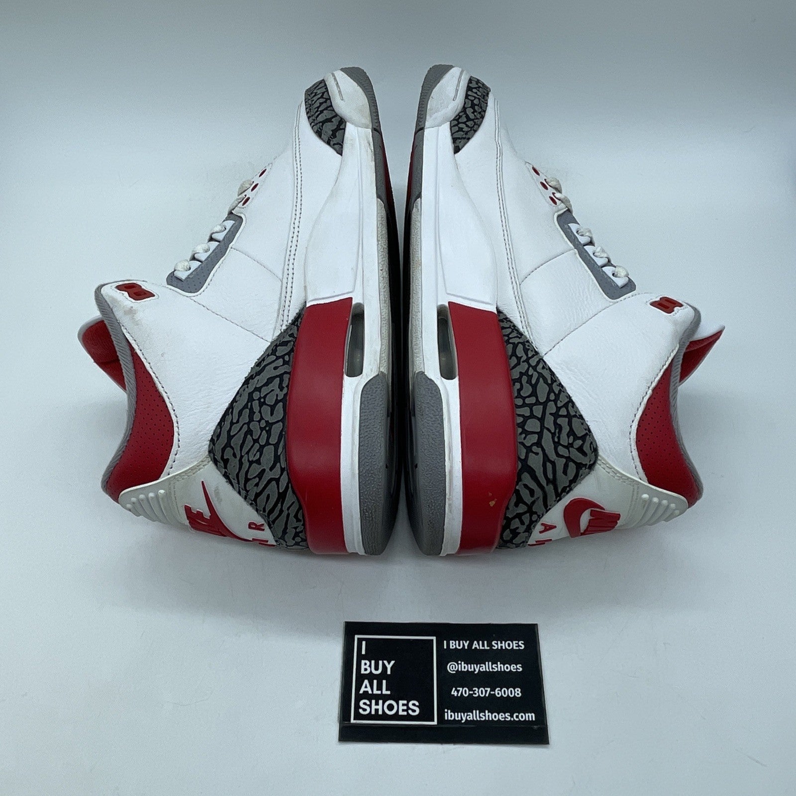 Size 8.5 - Jordan 3 Retro Mid Fire Red White Grey Suede Leather (DN3707-160)