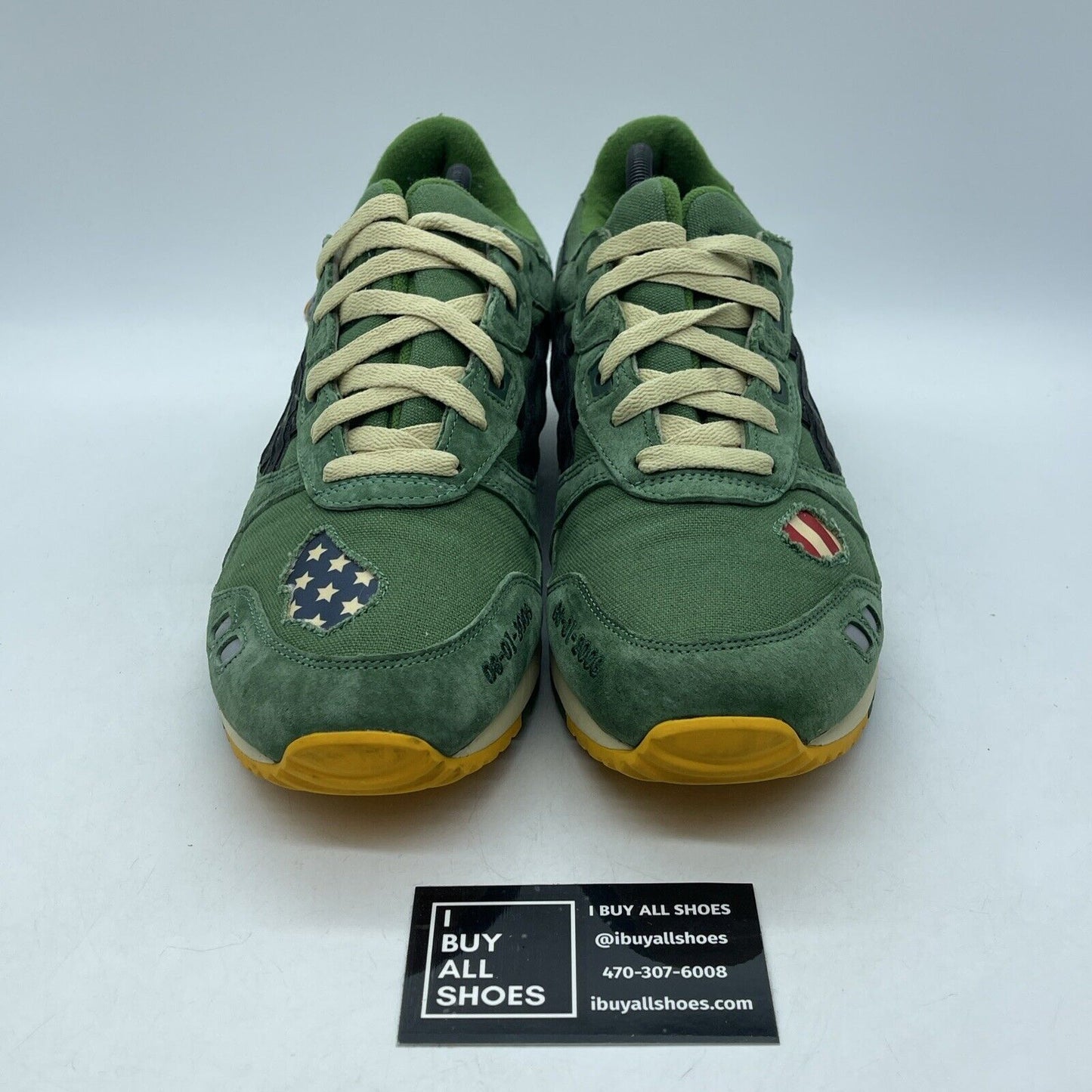 Size 10.5 - ASICS x Sneaker Politics Gel-Lyte III "Always Ready" Green Black