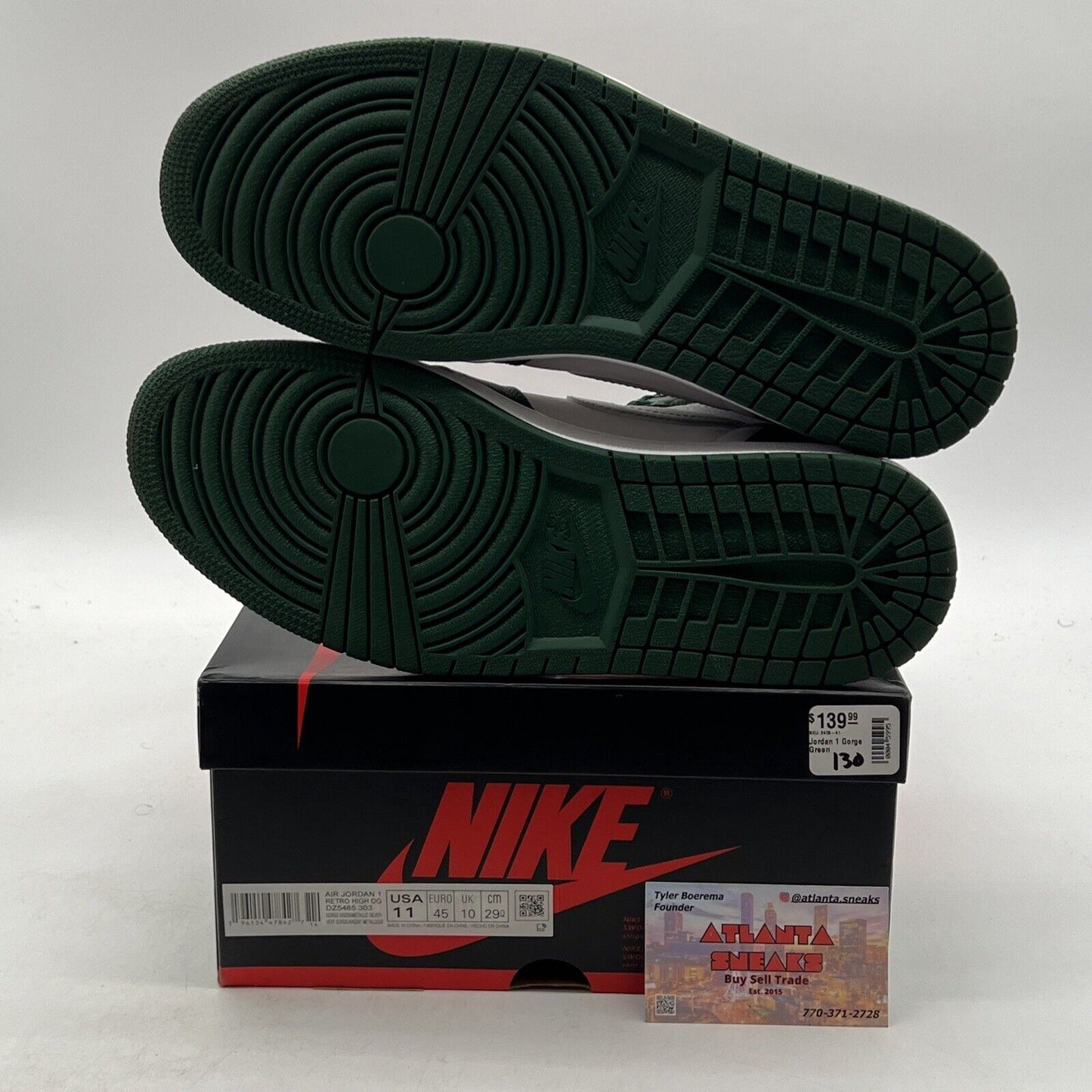 Size 11 - Jordan 1 Retro OG High Gorge Green (DZ5485-303)