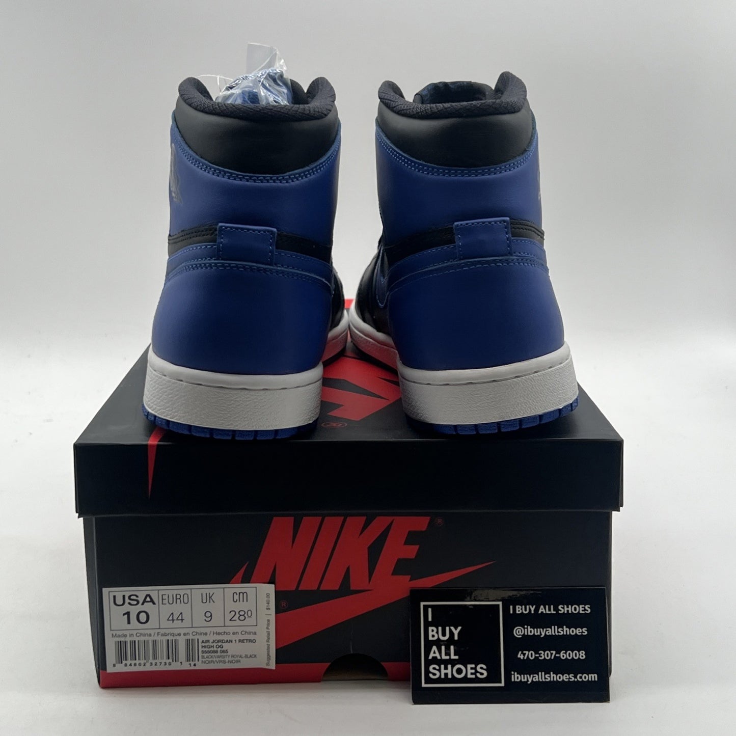 Size 10 - Air Jordan 1 Retro OG 2013 High Royal (555088-085)