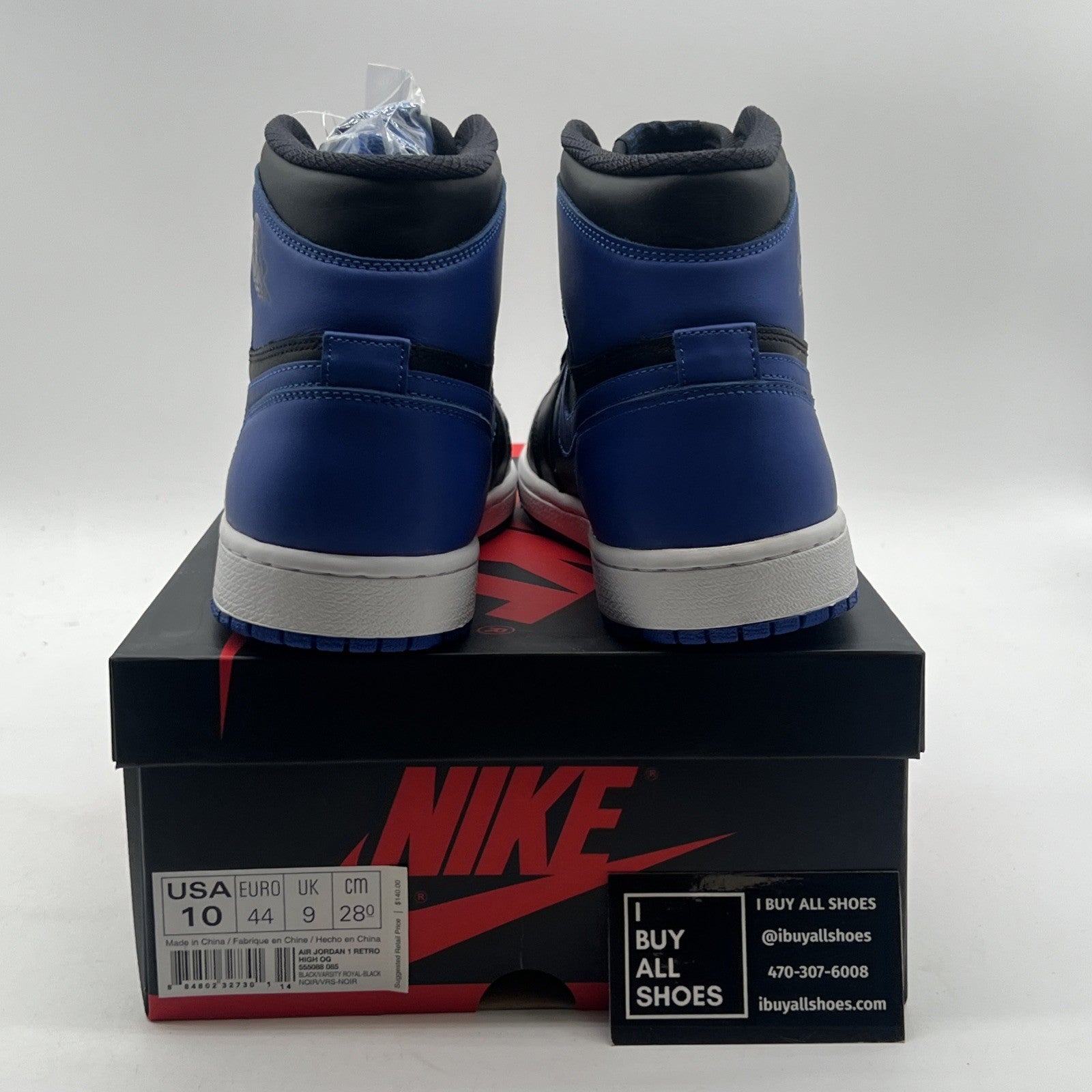 Size 10 - Air Jordan 1 Retro OG 2013 High Royal (555088-085)