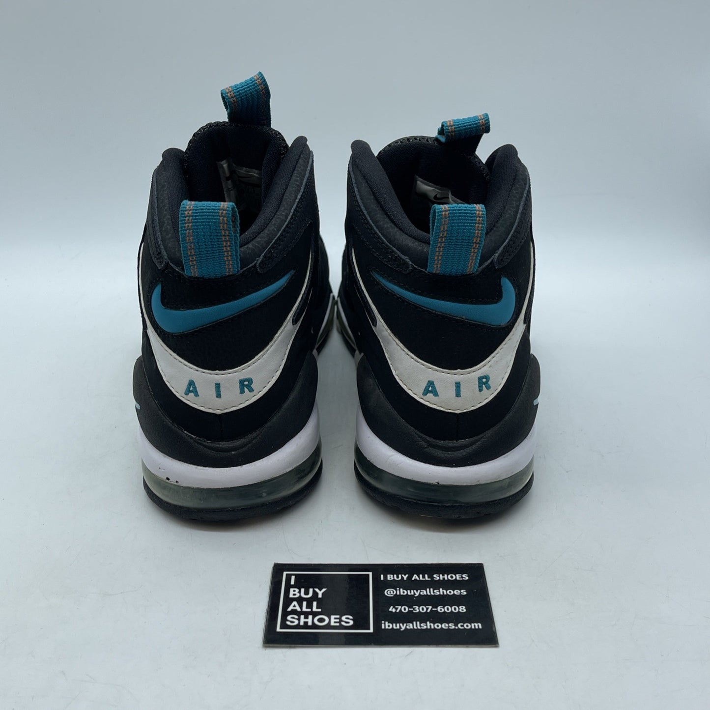 Size 9 - Nike Air Max Cb34 Black White Blue Suede Leather (414243-001)