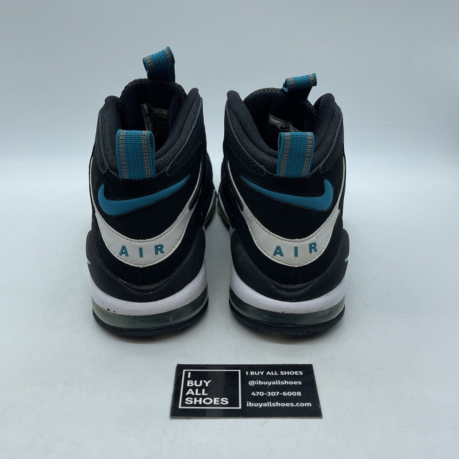 Size 9 - Nike Air Max Cb34 Black White Blue Suede Leather (414243-001)
