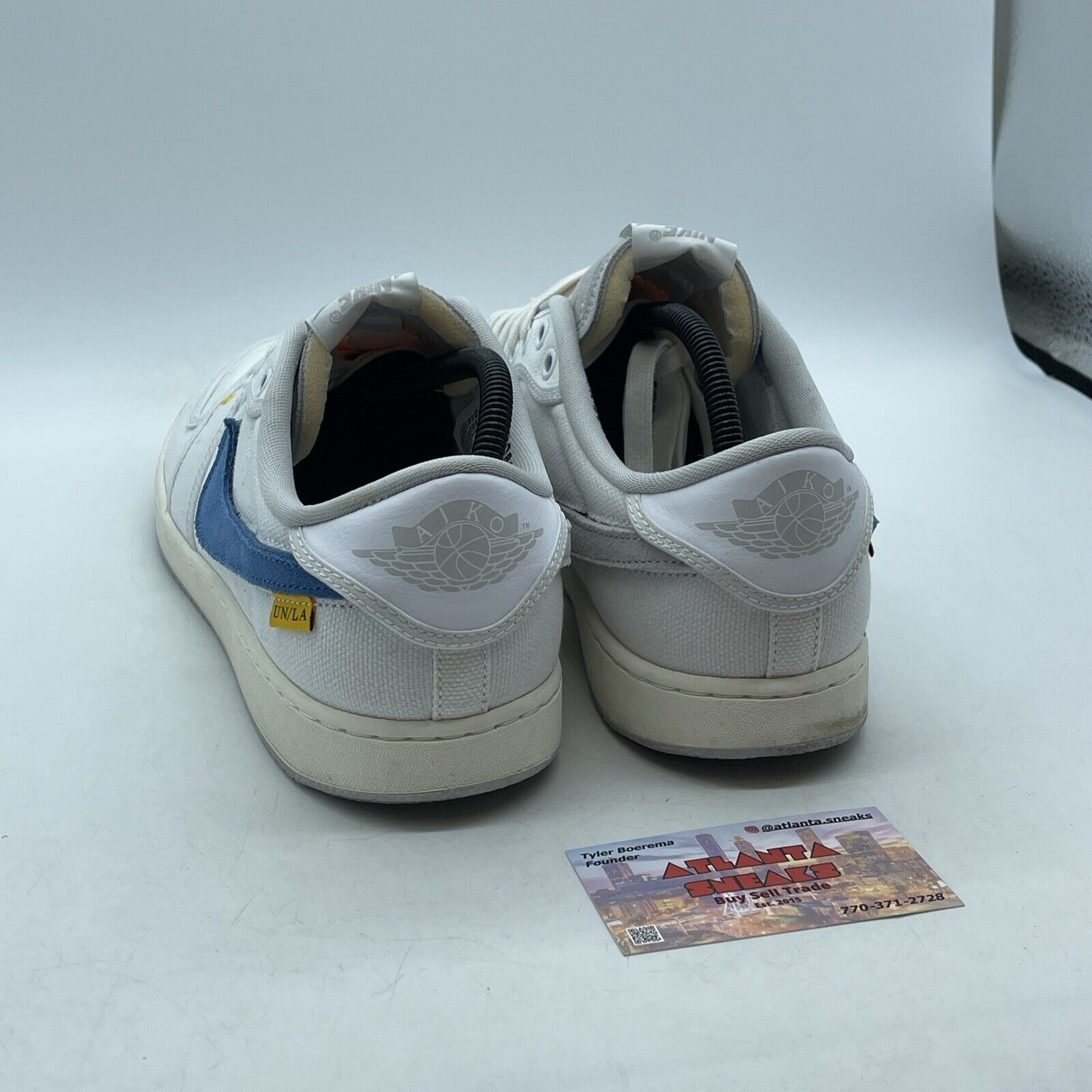 Size 10.5 - Jordan 1 KO x Union LA Low White Neutral Grey Suede (DO8912-101)