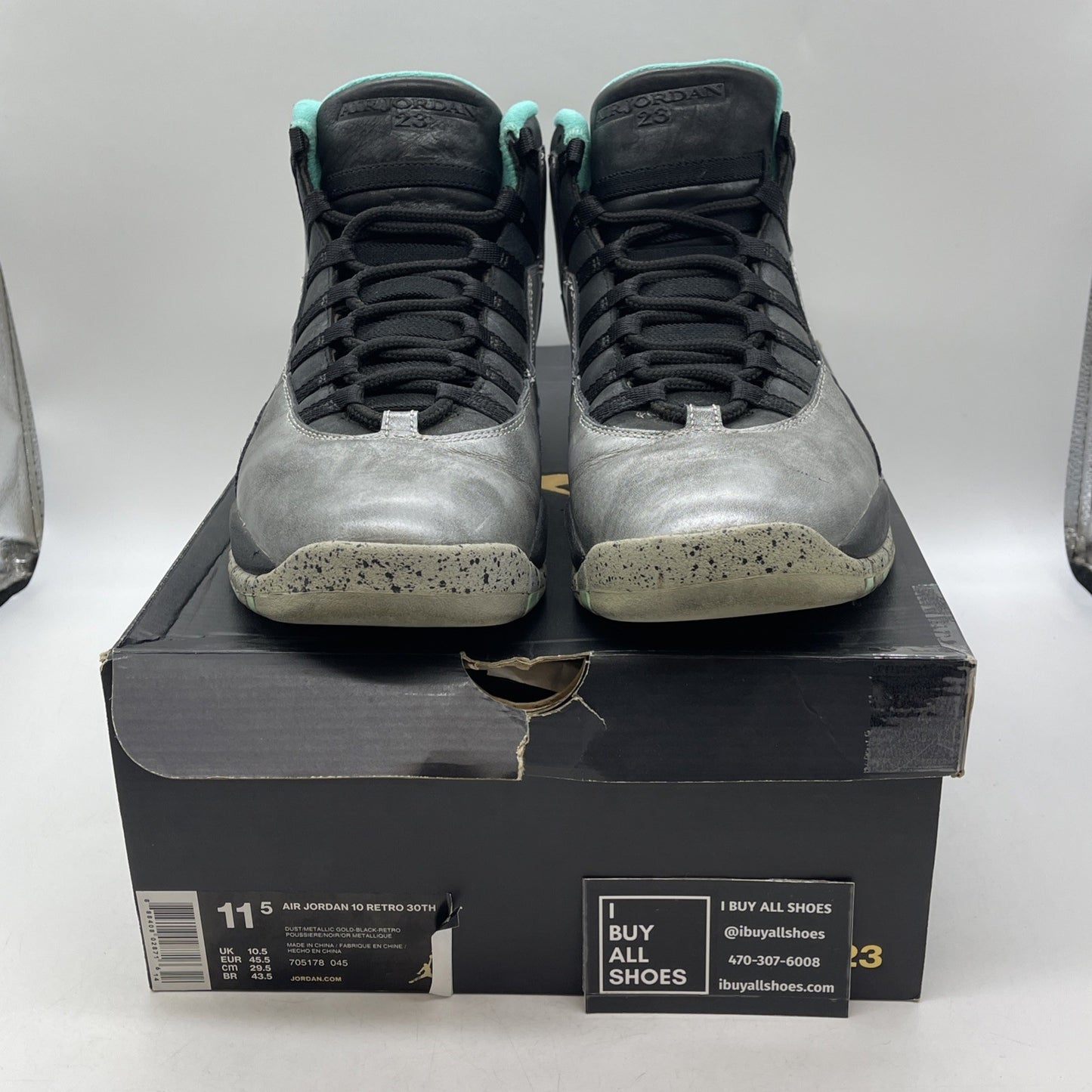 Size 11.5 - Air Jordan 10 Retro Lady Liberty (705178-045)