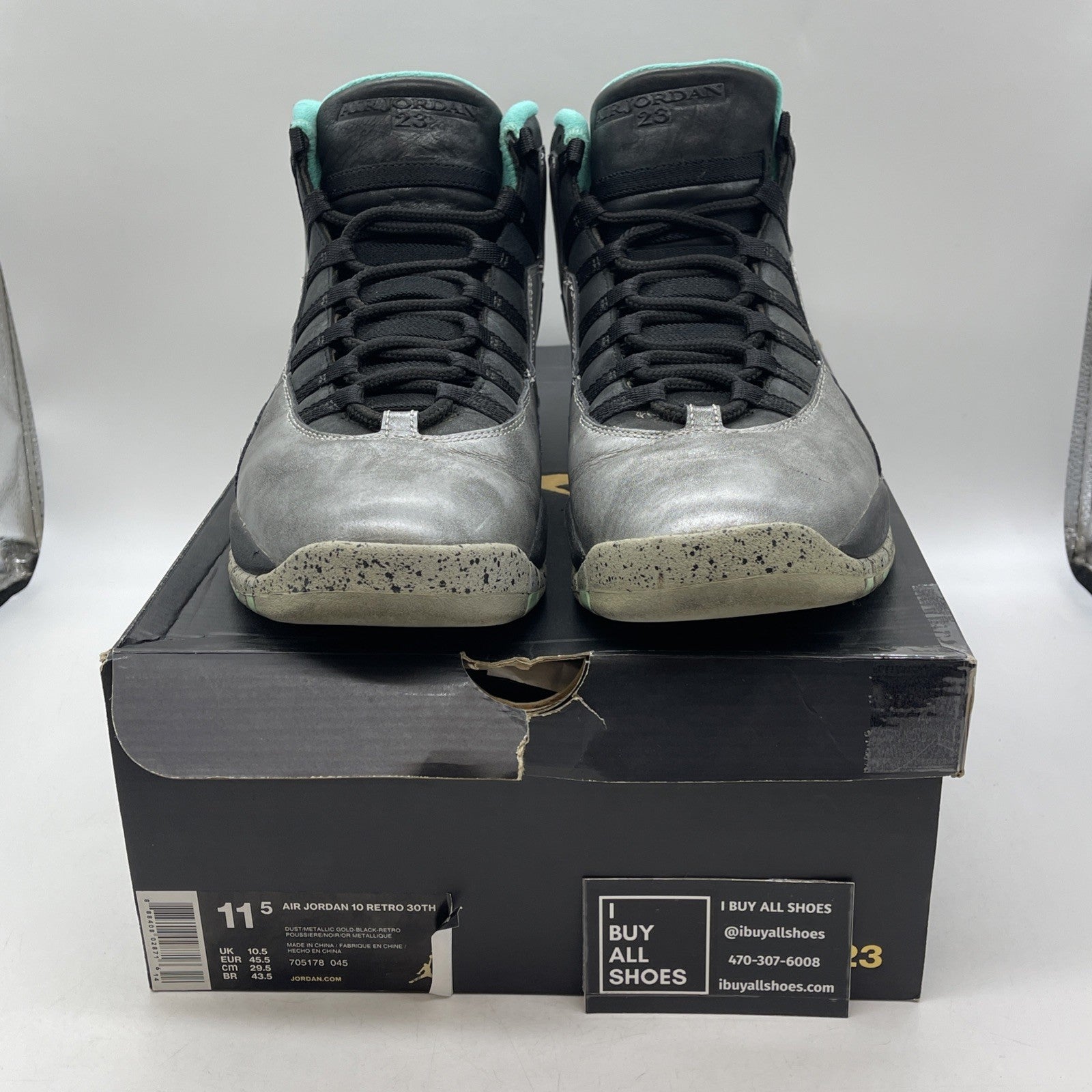 Size 11.5 - Air Jordan 10 Retro Lady Liberty (705178-045)