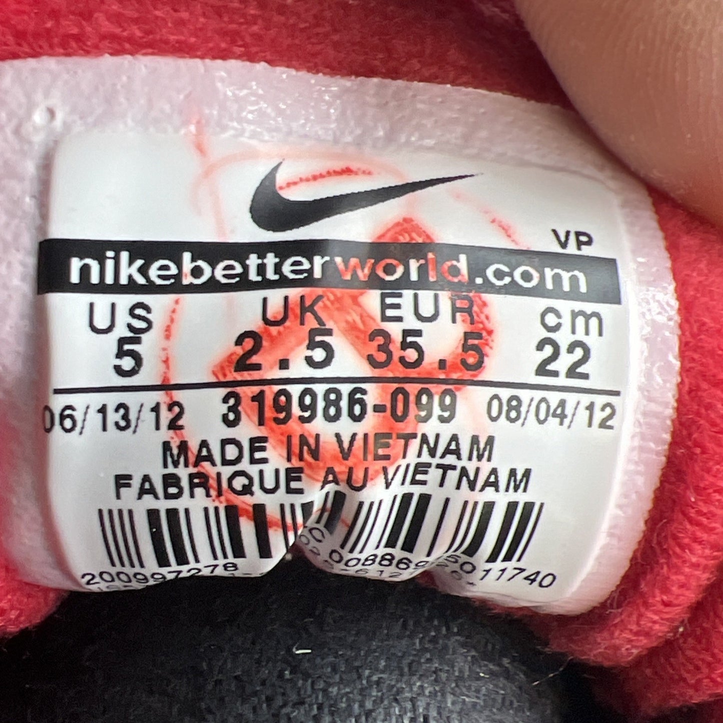 Size 5 - Nike Air Max 1 Grey Leopard W (319986-099)