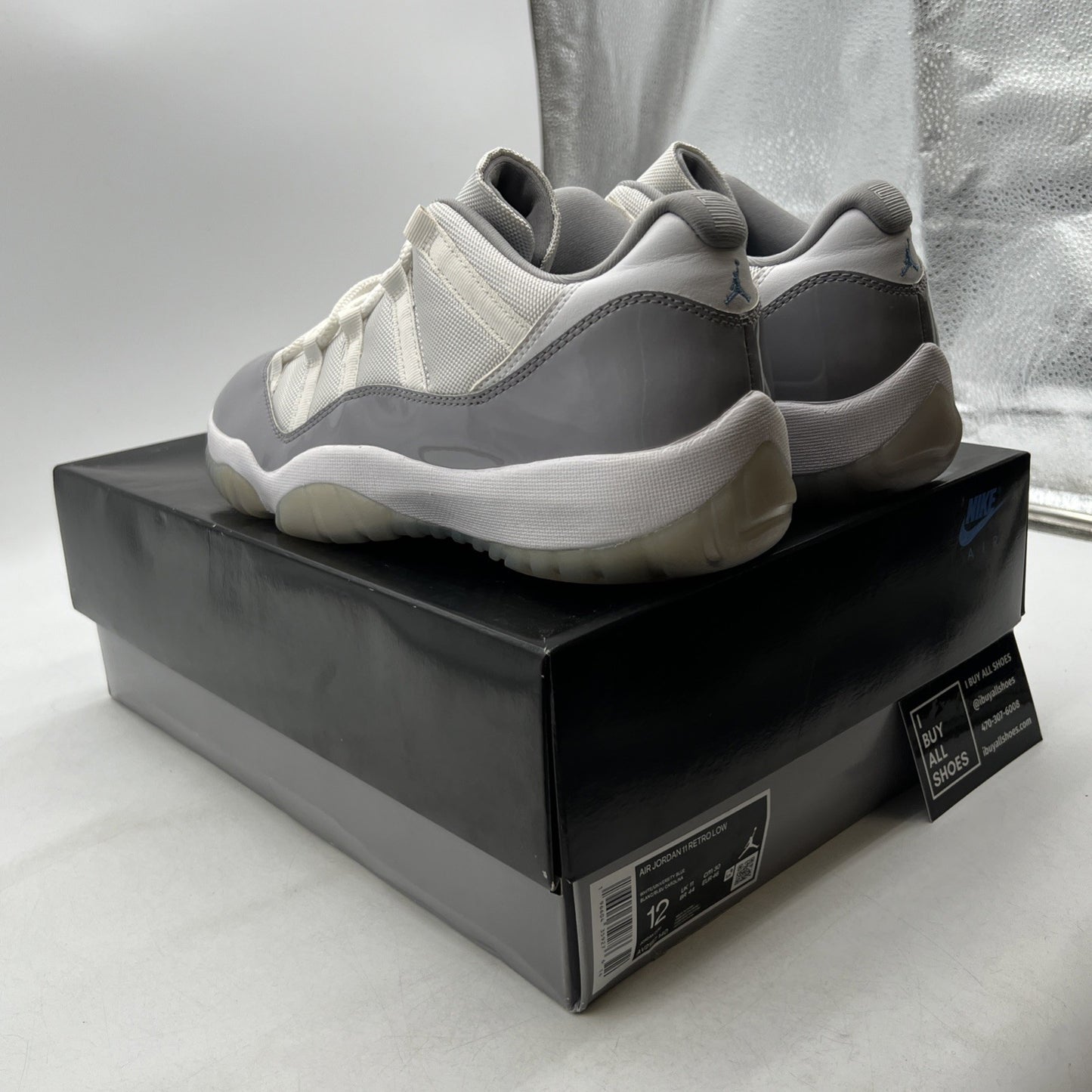 Size 12 - Air Jordan 11 Retro Low Cement Grey (AV2187-140)