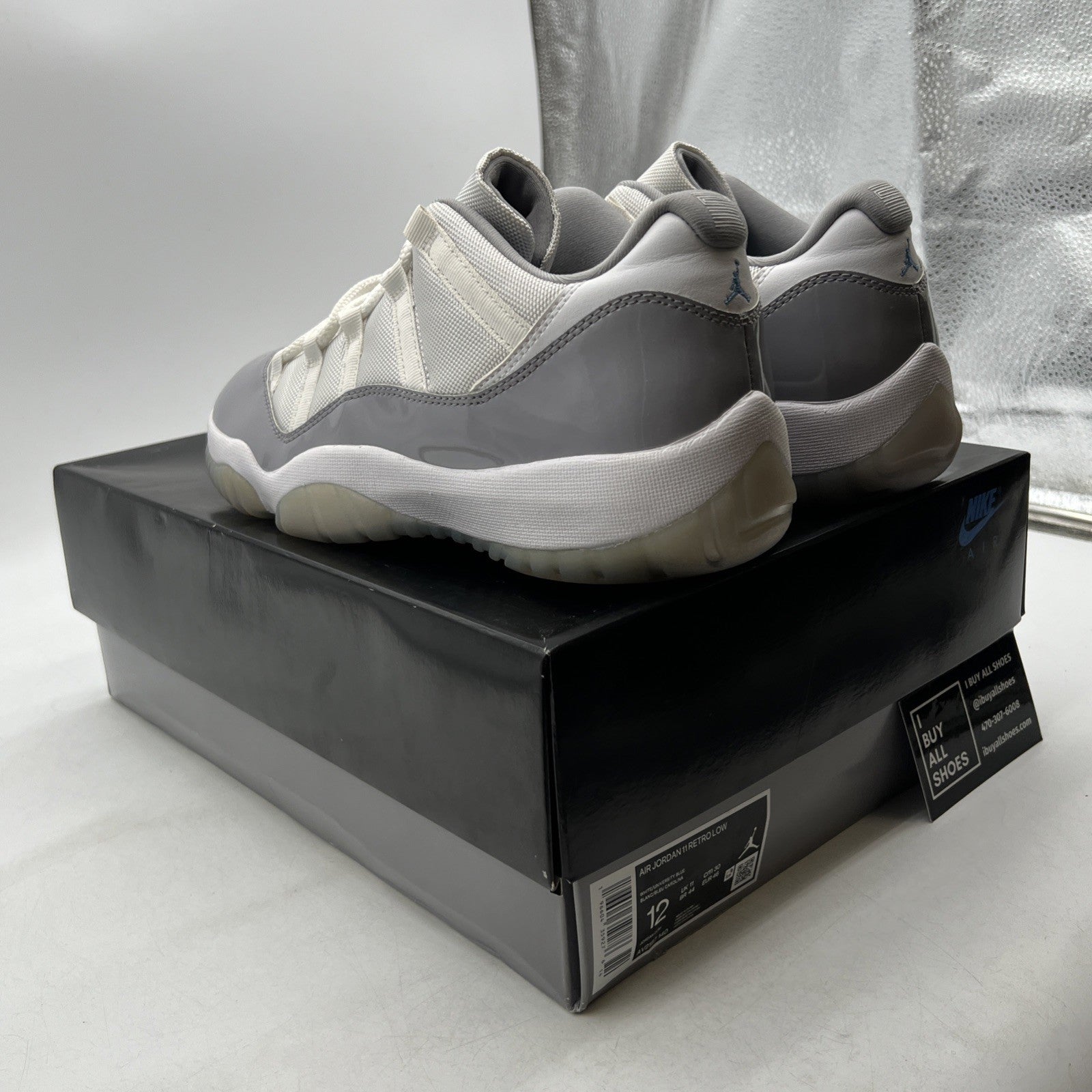 Size 12 - Air Jordan 11 Retro Low Cement Grey (AV2187-140)