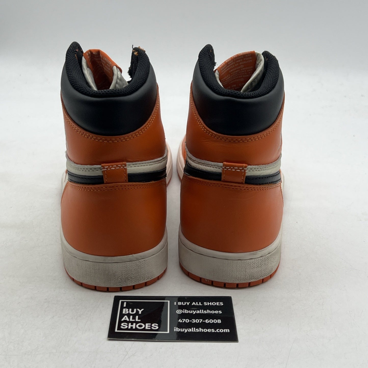 Size 12 - Air Jordan 1 Retro High OG shattered backboard away 2016 (555088-113)