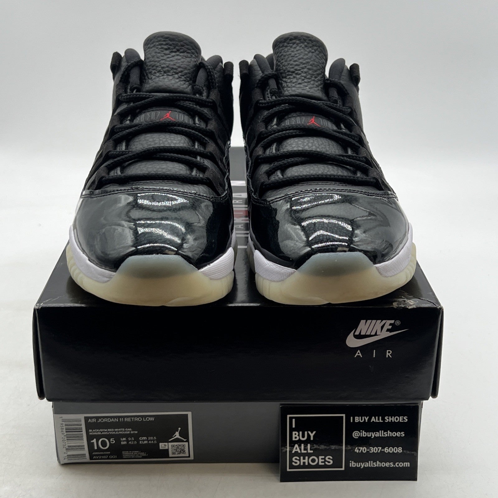 Size 10.5 - Air Jordan 11 Retro Low 72-10 (AV2187-001)