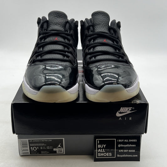 Size 10.5 - Air Jordan 11 Retro Low 72-10 (AV2187-001)