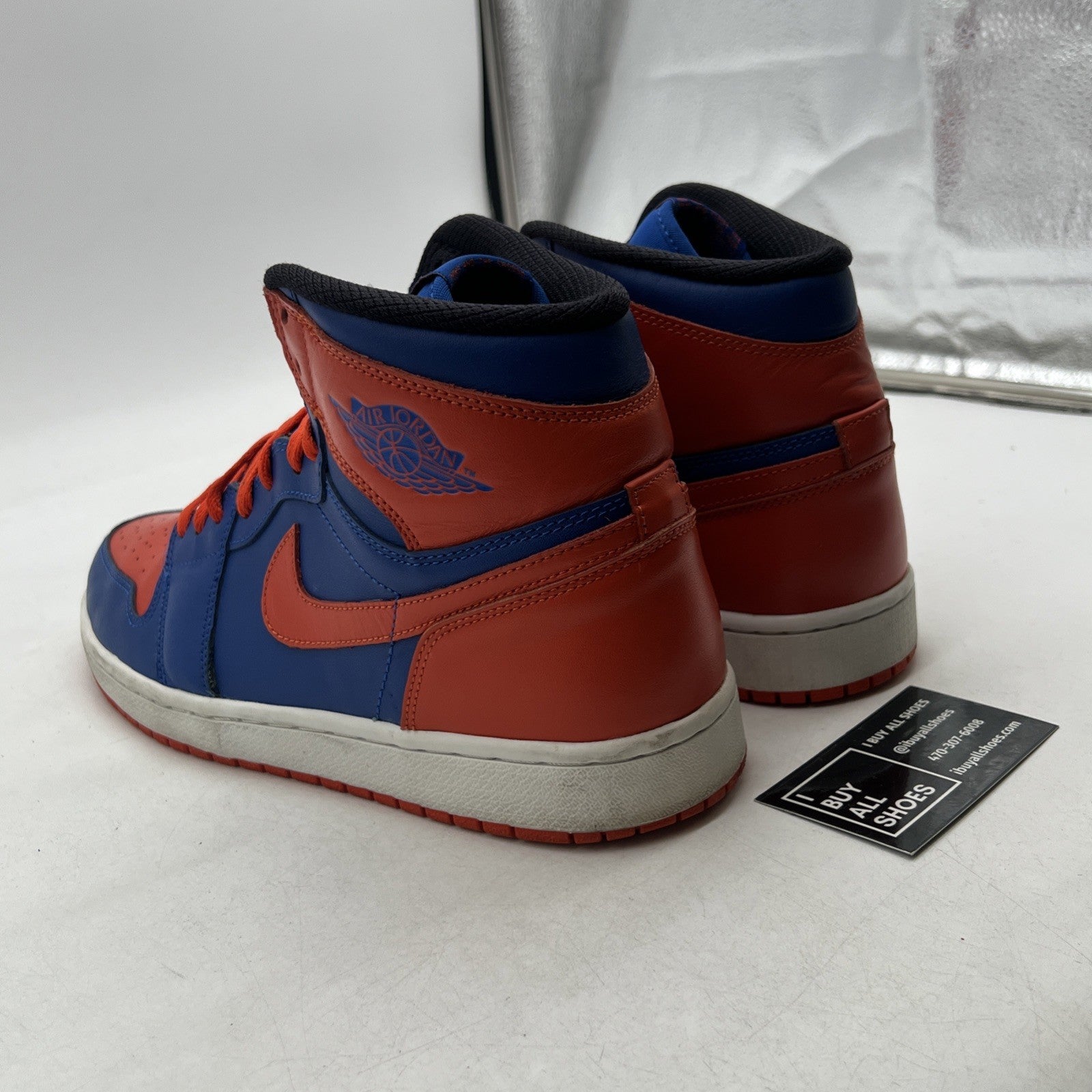 Size 12 - Air Jordan 1 Retro OG High Knicks (555088-407)