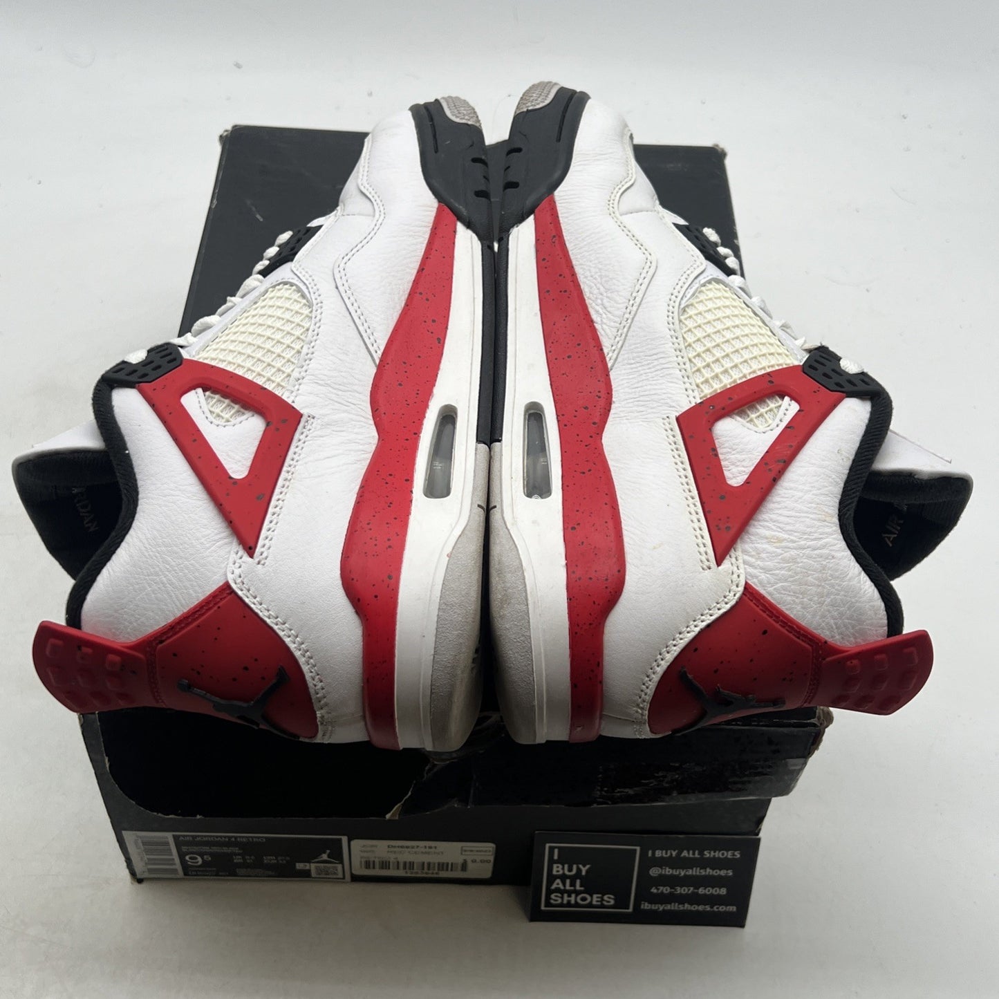 Size 9.5 - Air Jordan 4 Retro Mid Red Cement (DH6927-161)