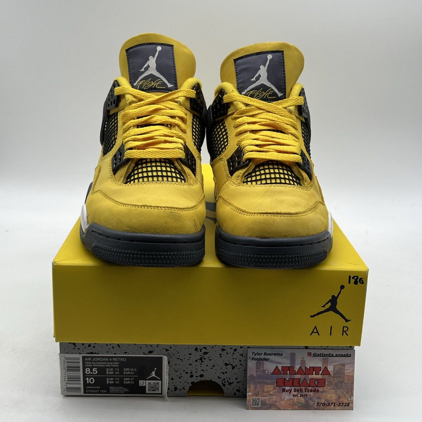 Size 8.5 - Jordan 4 Retro Mid Lightning (CT8527-700)