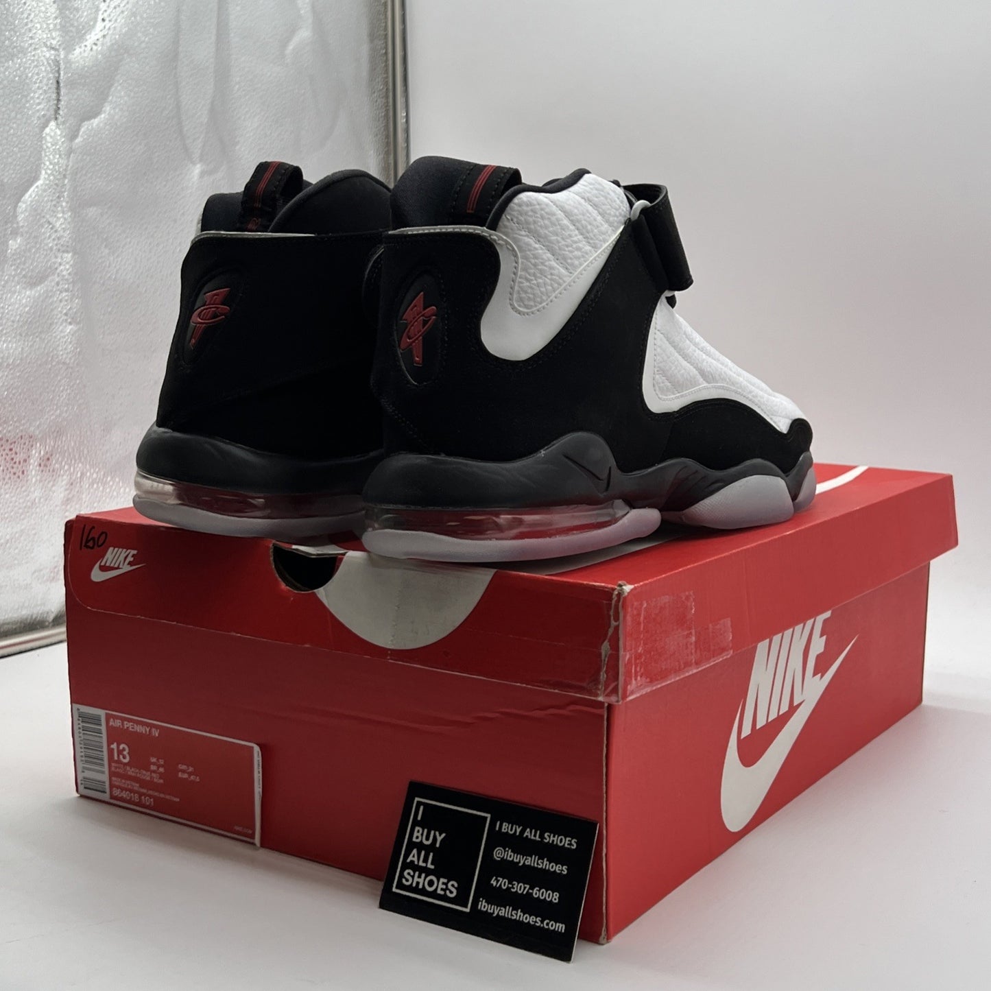 Size 13 - Nike Air Penny 4 True Red (864018-101)