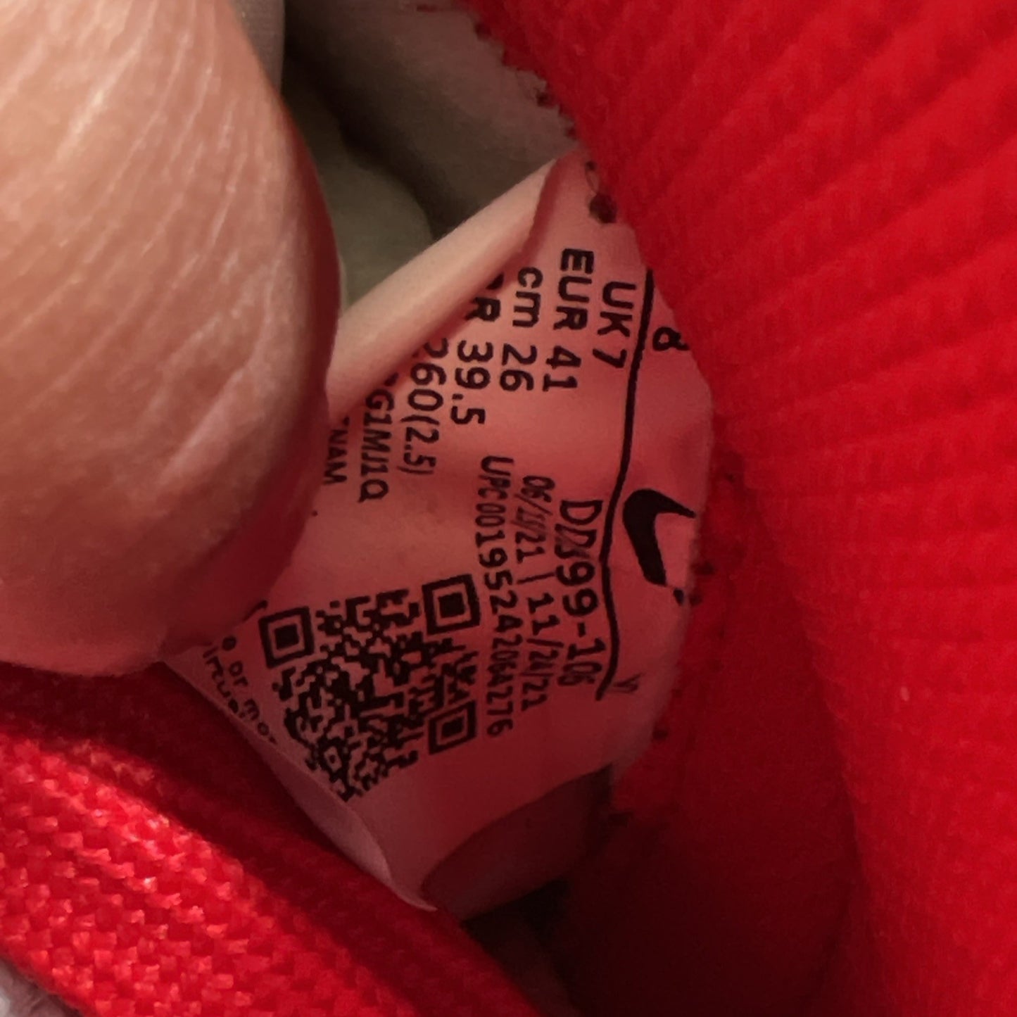 Size 8 - Nike Dunk High Championship Red (DD1399-106)